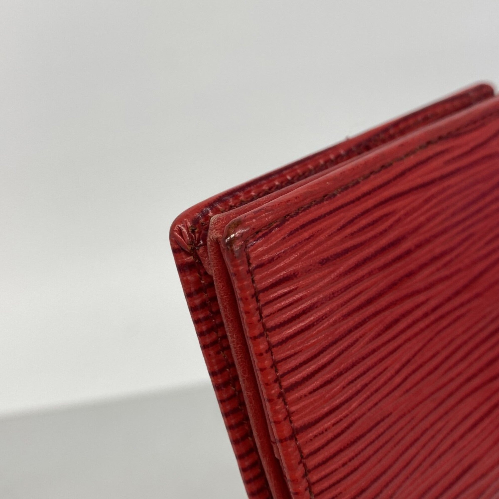Louis Vuitton Castilian Red Coin Purse/Coin Case (Pre-Owned)