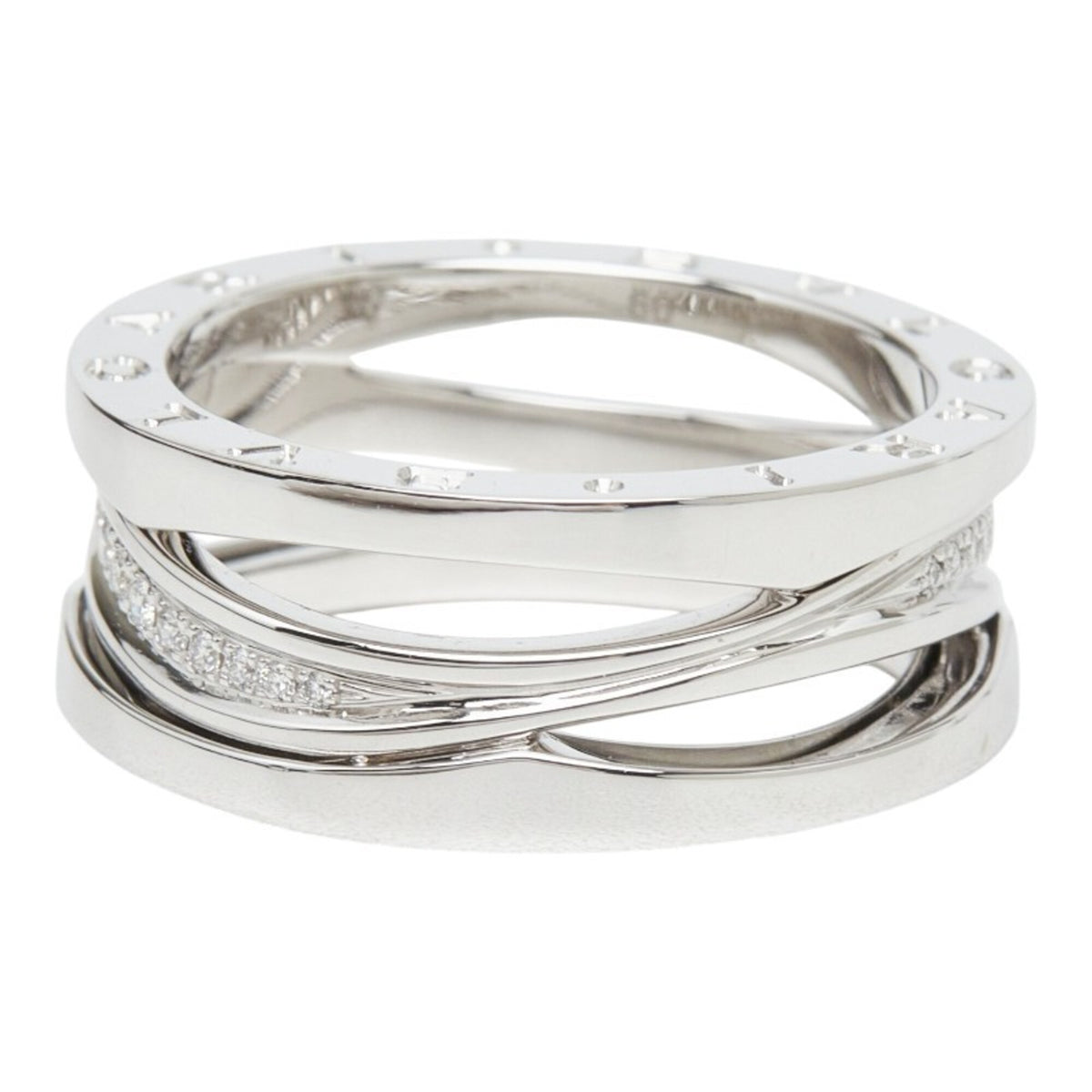 Bvlgari White Gold (18K) Band Ring (Pre-Owned)