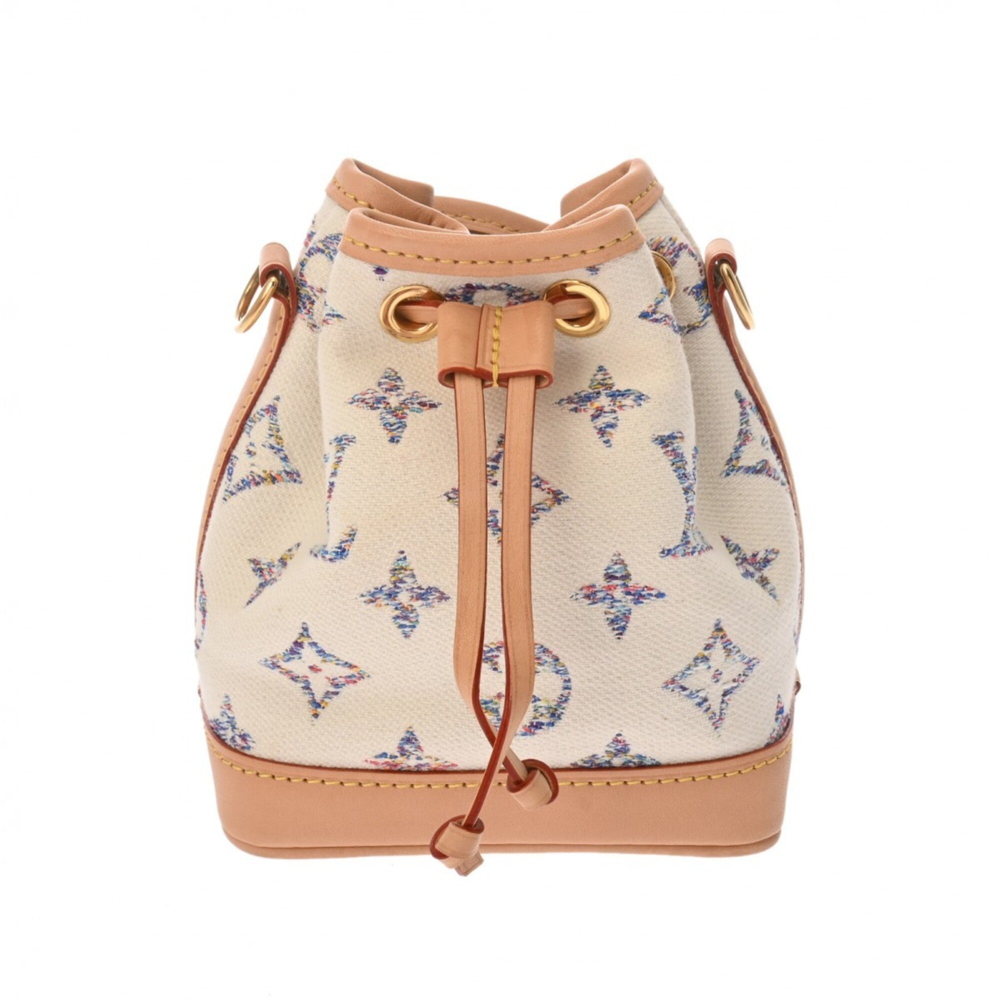 Louis Vuitton White Monogram Jacquard Shoulder Bag (Pre-Owned)