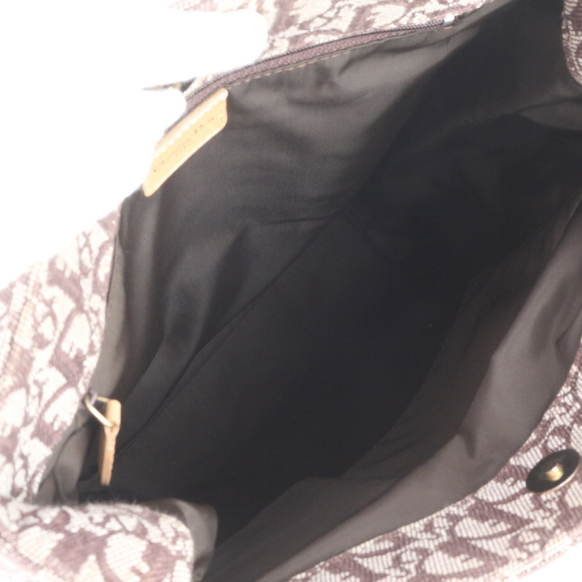 Christian Dior Trotter Brown Trotter Handbag Tote Bag (Pre-Owned)