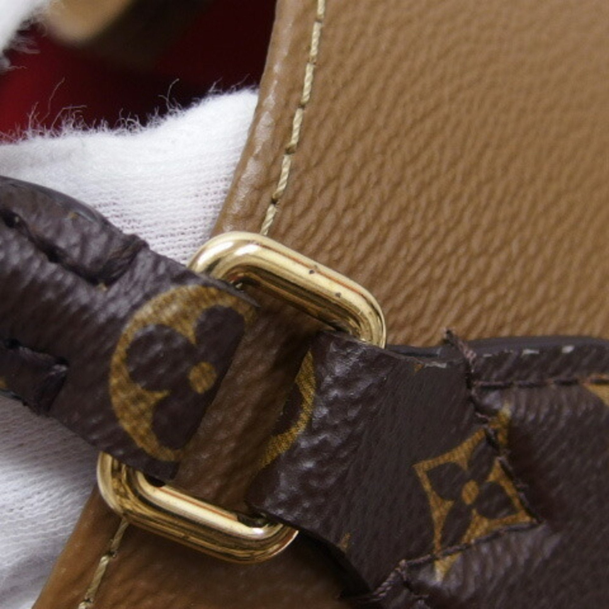 Louis Vuitton Monogram Dark Brown Marron Monogram Monogram Reverse Shoulder Bag Tote Bag (Pre-Owned)