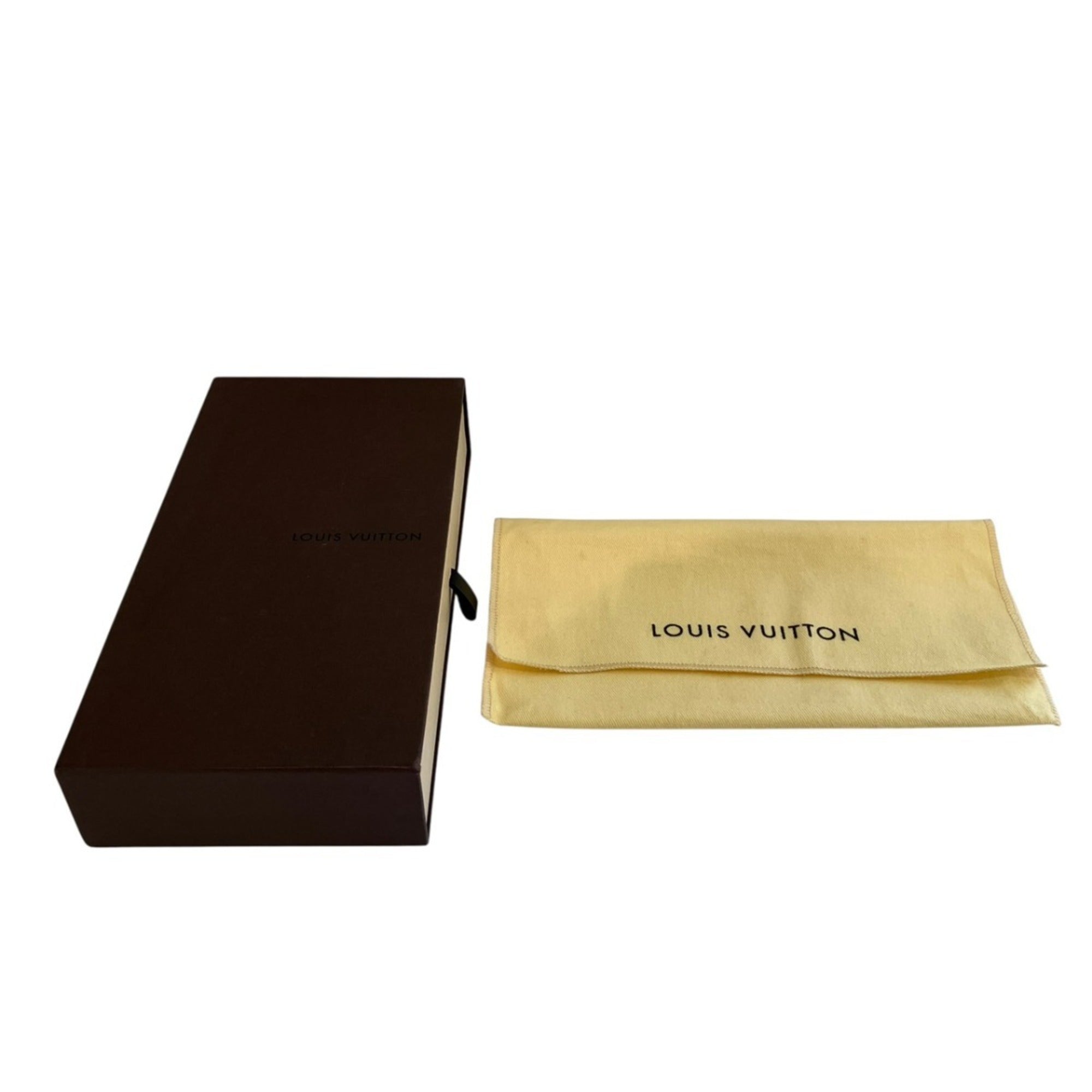 Louis Vuitton Damier Azur White Damier Canvas Long Wallet (Bi-Fold) (Pre-Owned)