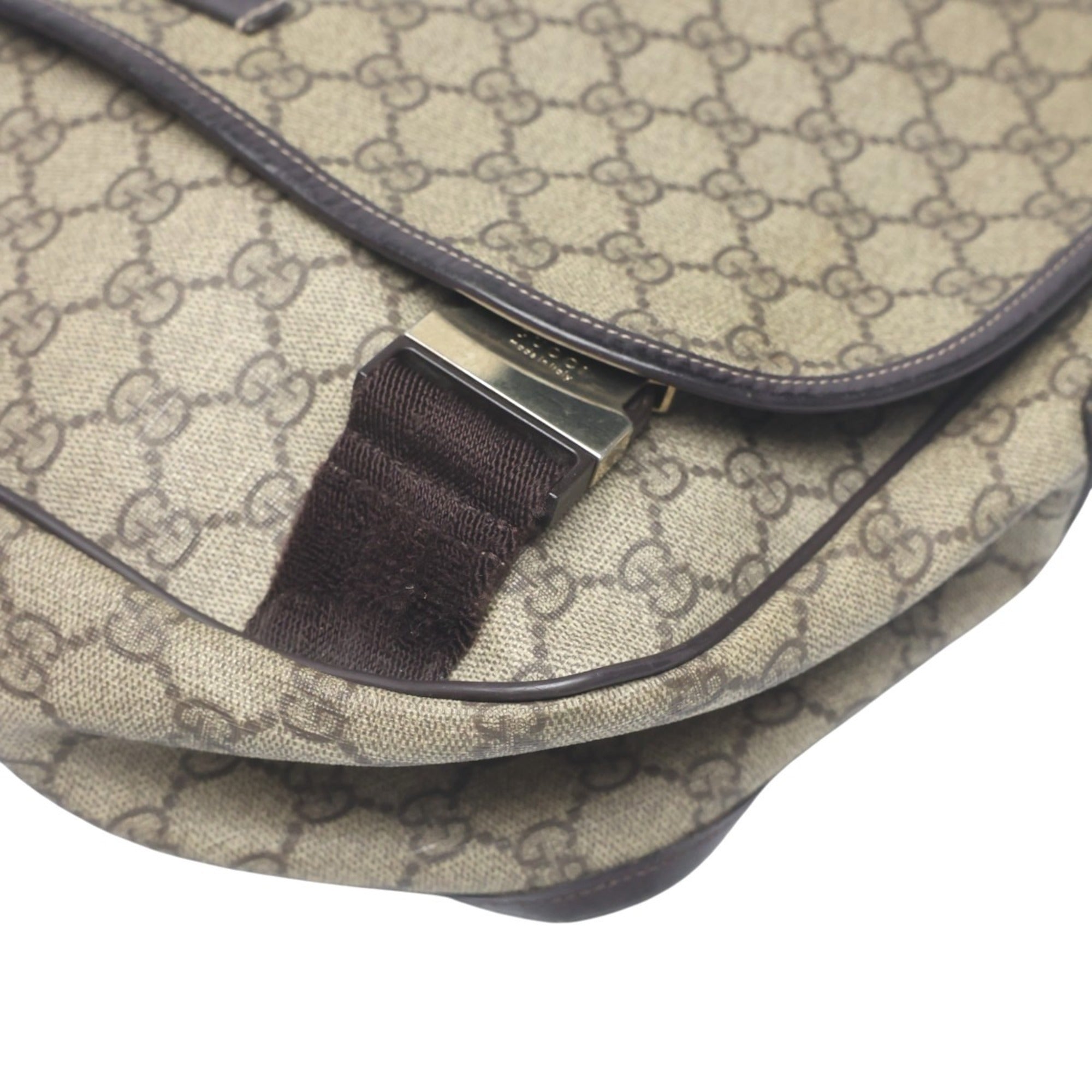 Gucci Brown Gg Plus Shoulder Bag (Pre-Owned)