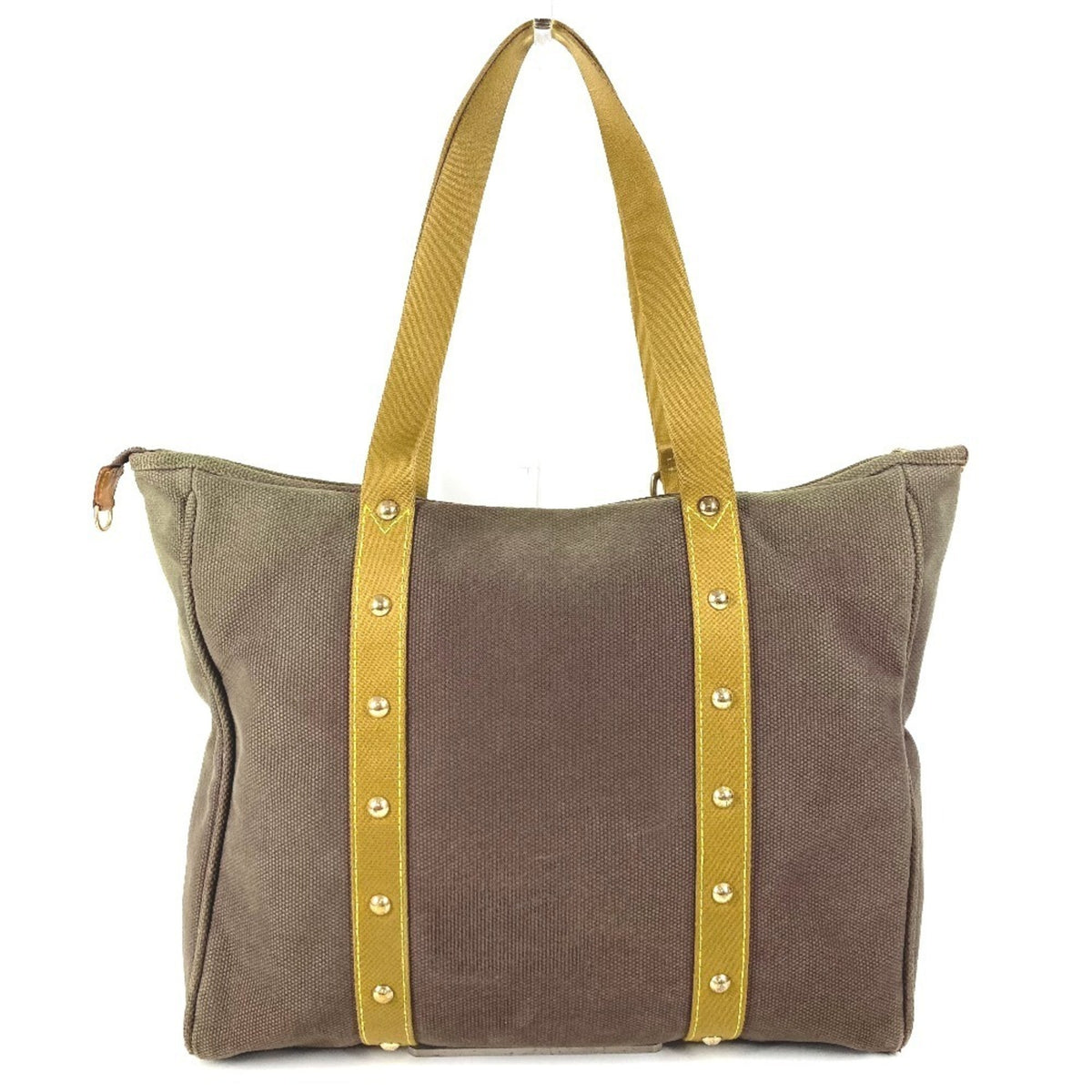 Louis Vuitton Brown Canvas Shoulder Bag Tote Bag (Pre-Owned)