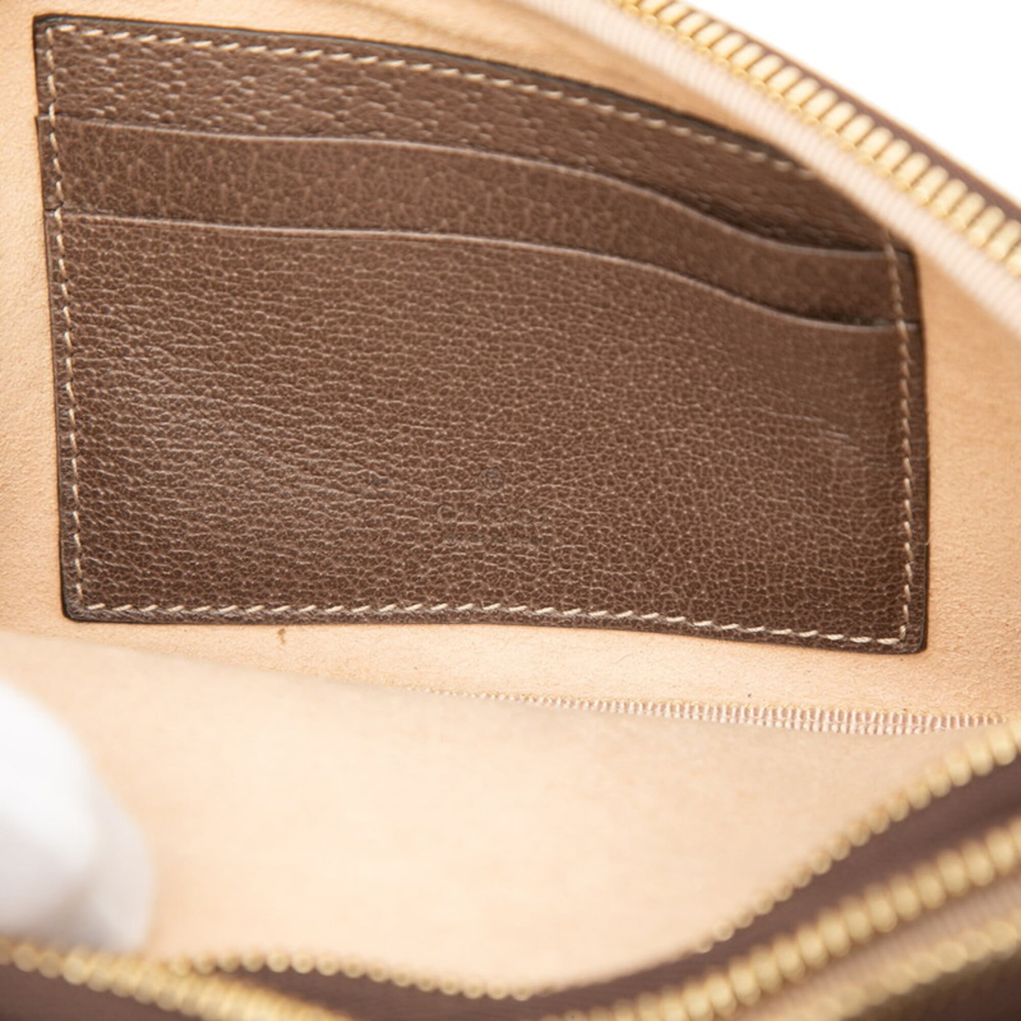 Gucci Beige Brown Pvc Leather Shoulder Bag (Pre-Owned)