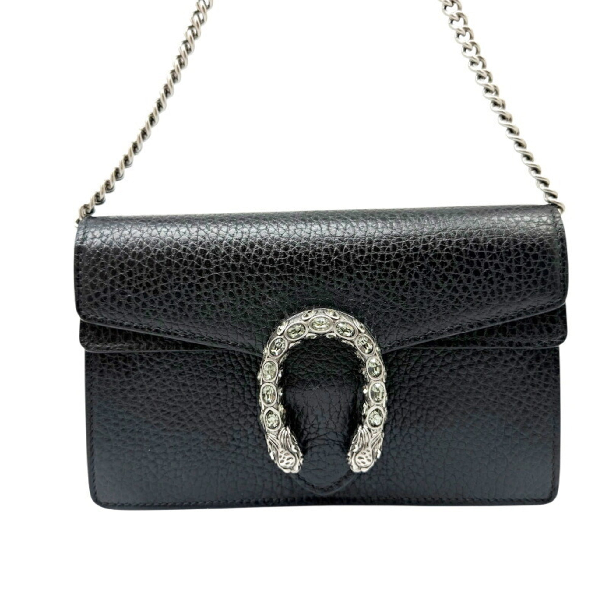 Gucci Black Leather Shoulder Bag (Pre-Owned)