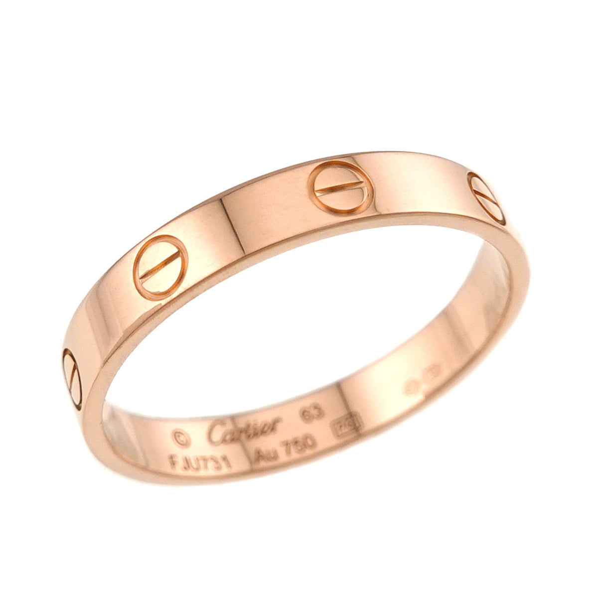 Cartier Pink Gold (18K) Band Ring (Pre-Owned)