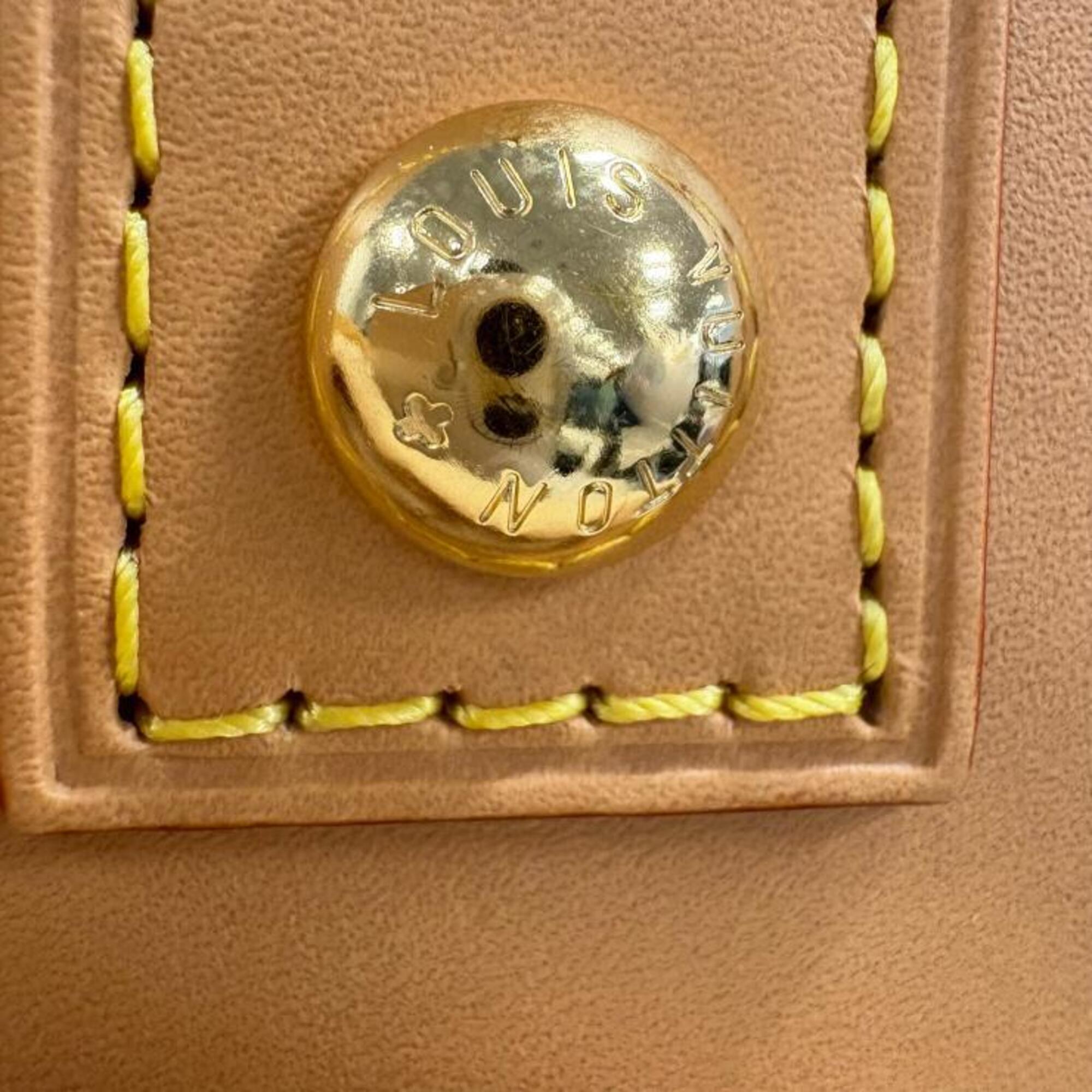 Louis Vuitton Blue Brown Handbag (Pre-Owned)