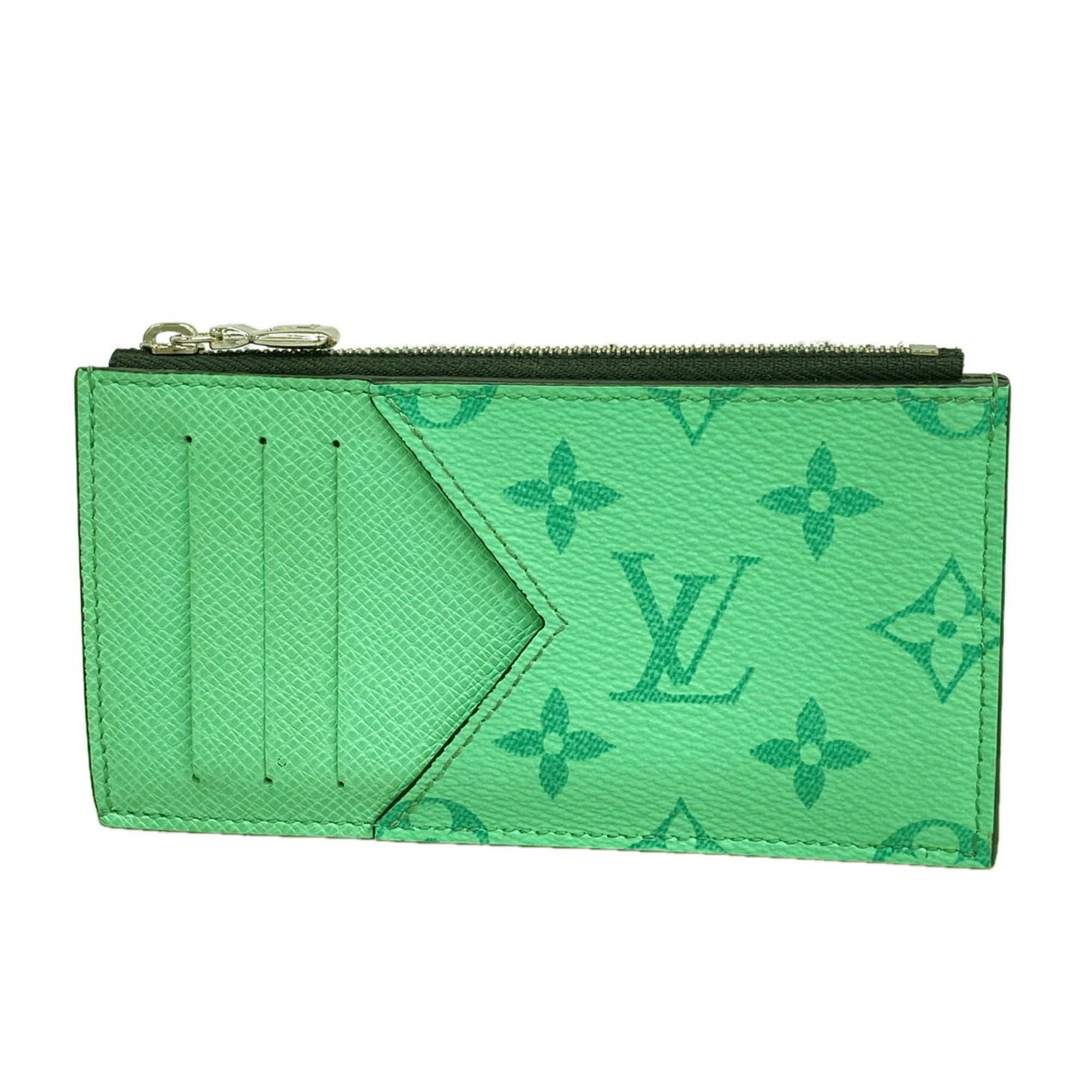 Louis Vuitton Green Coin Purse/Coin Case (Pre-Owned)