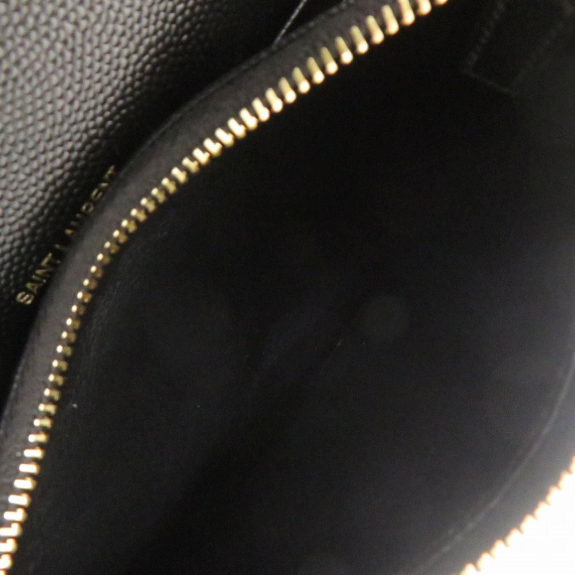Yves Saint Laurent Black Leather Shoulder Bag (Pre-Owned)