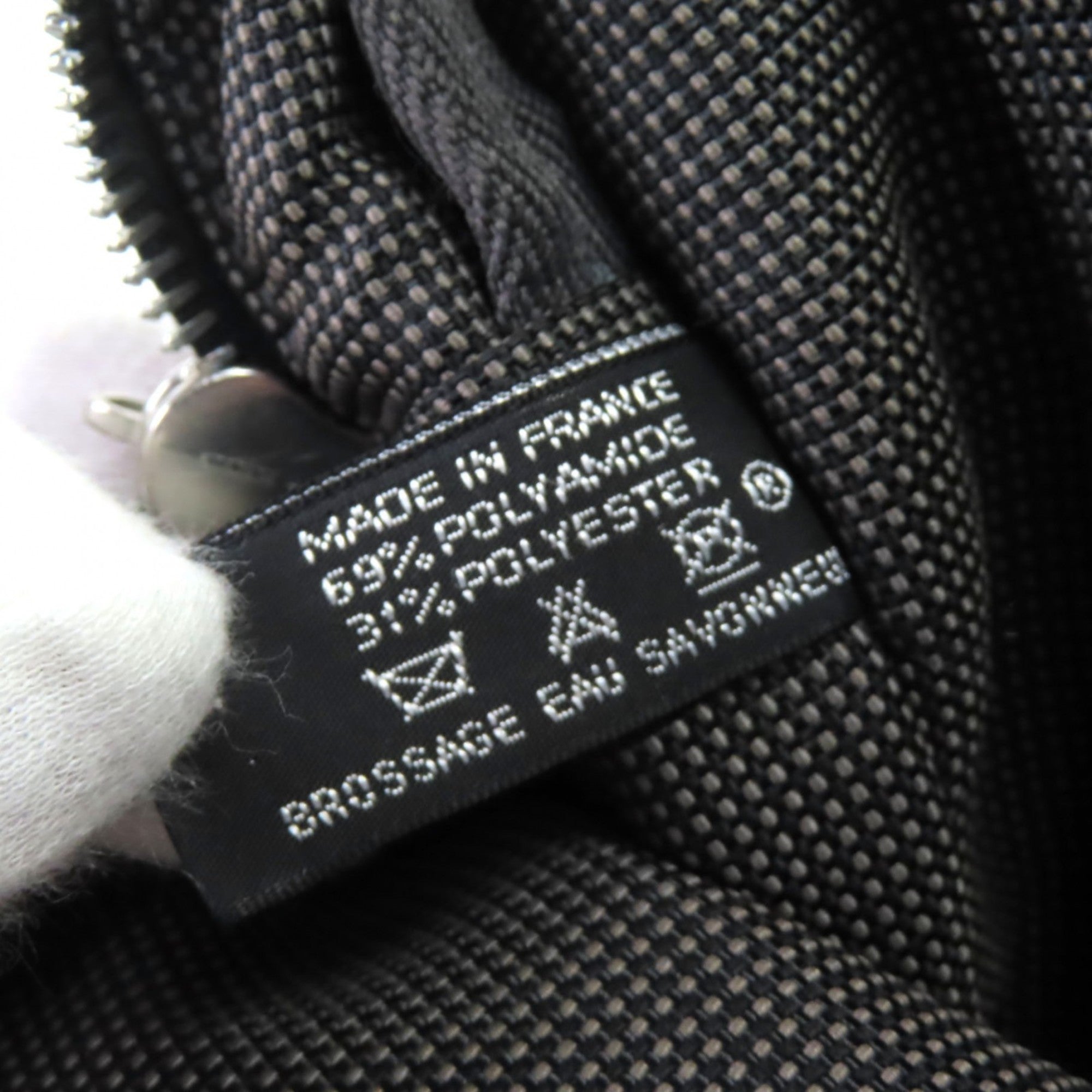 Hermes Her Line Gray Polyester Polyamide Tote Bag (Pre-Owned)