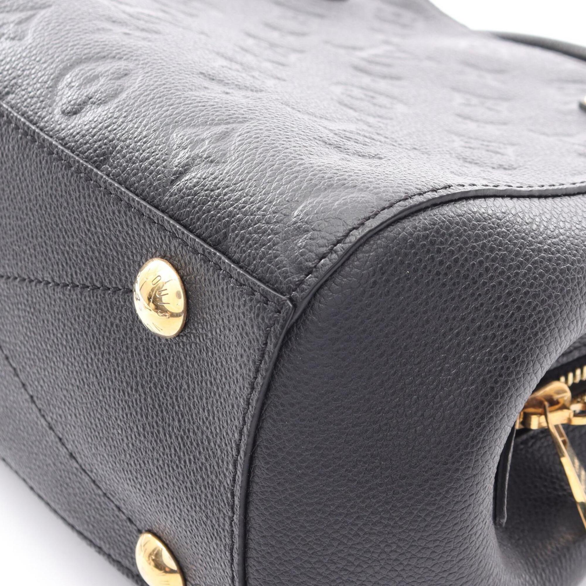 Louis Vuitton Black Noir Monogram Empreinte Handbag (Pre-Owned)