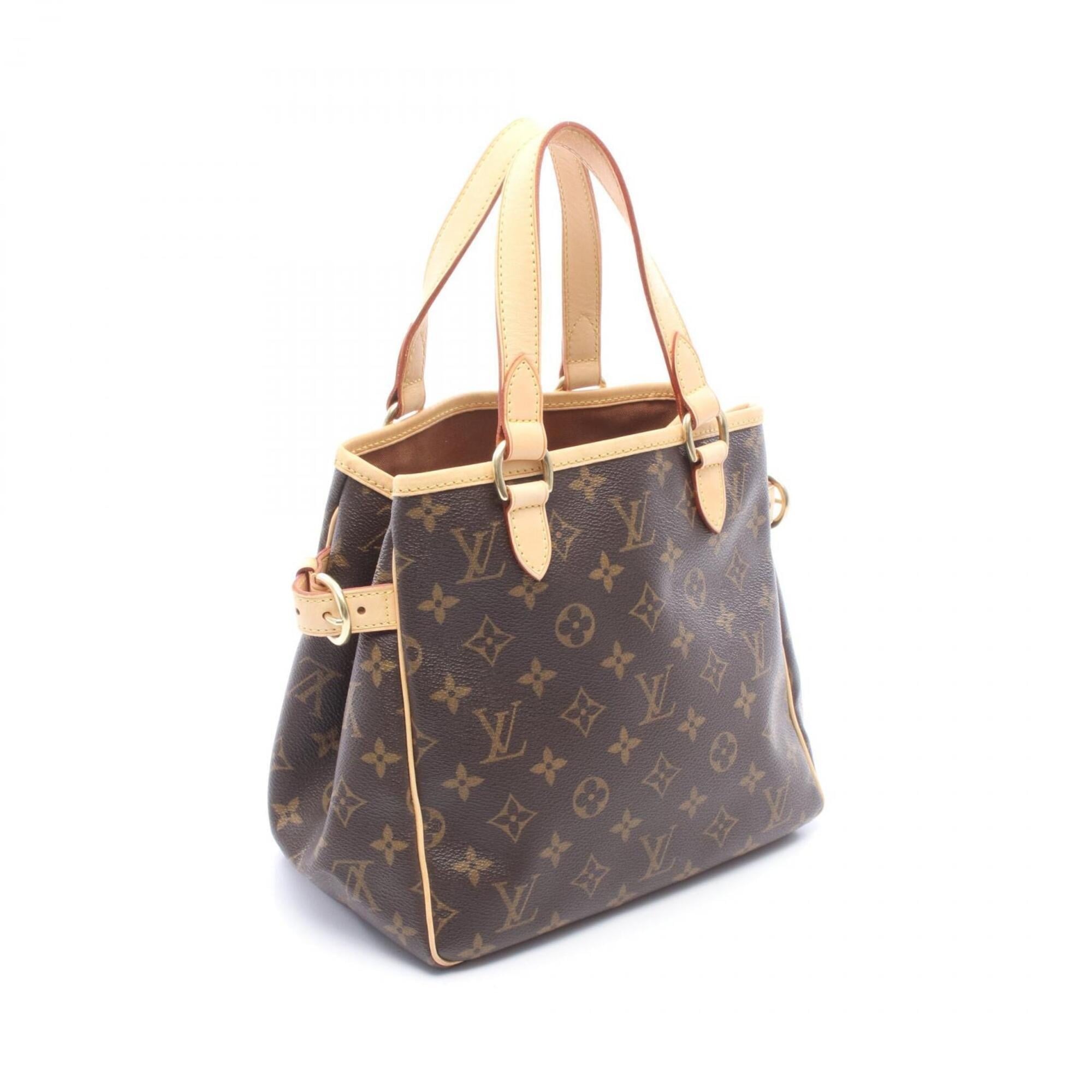 Louis Vuitton Brown Monogram Coated Canvas Leather Handbag (Pre-Owned)