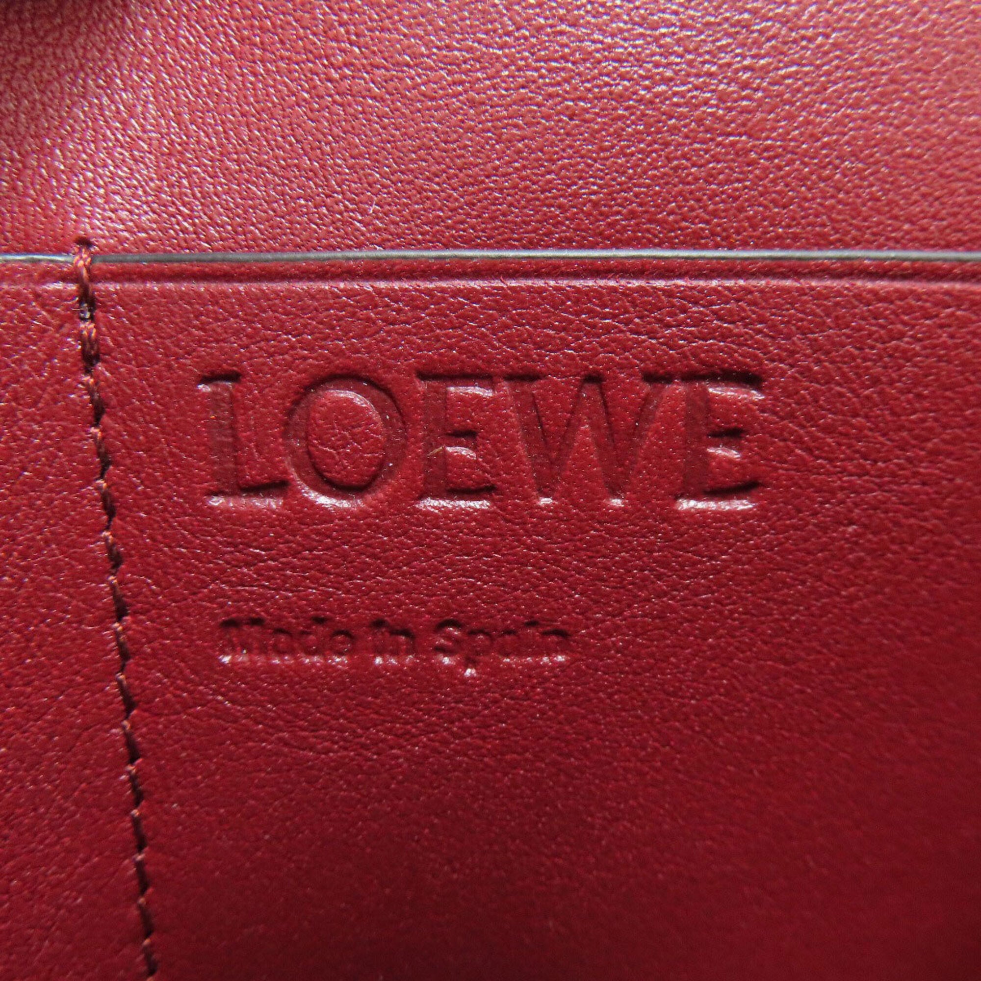 Loewe Brown Leather Wallet (Tri-Fold) (Pre-Owned)