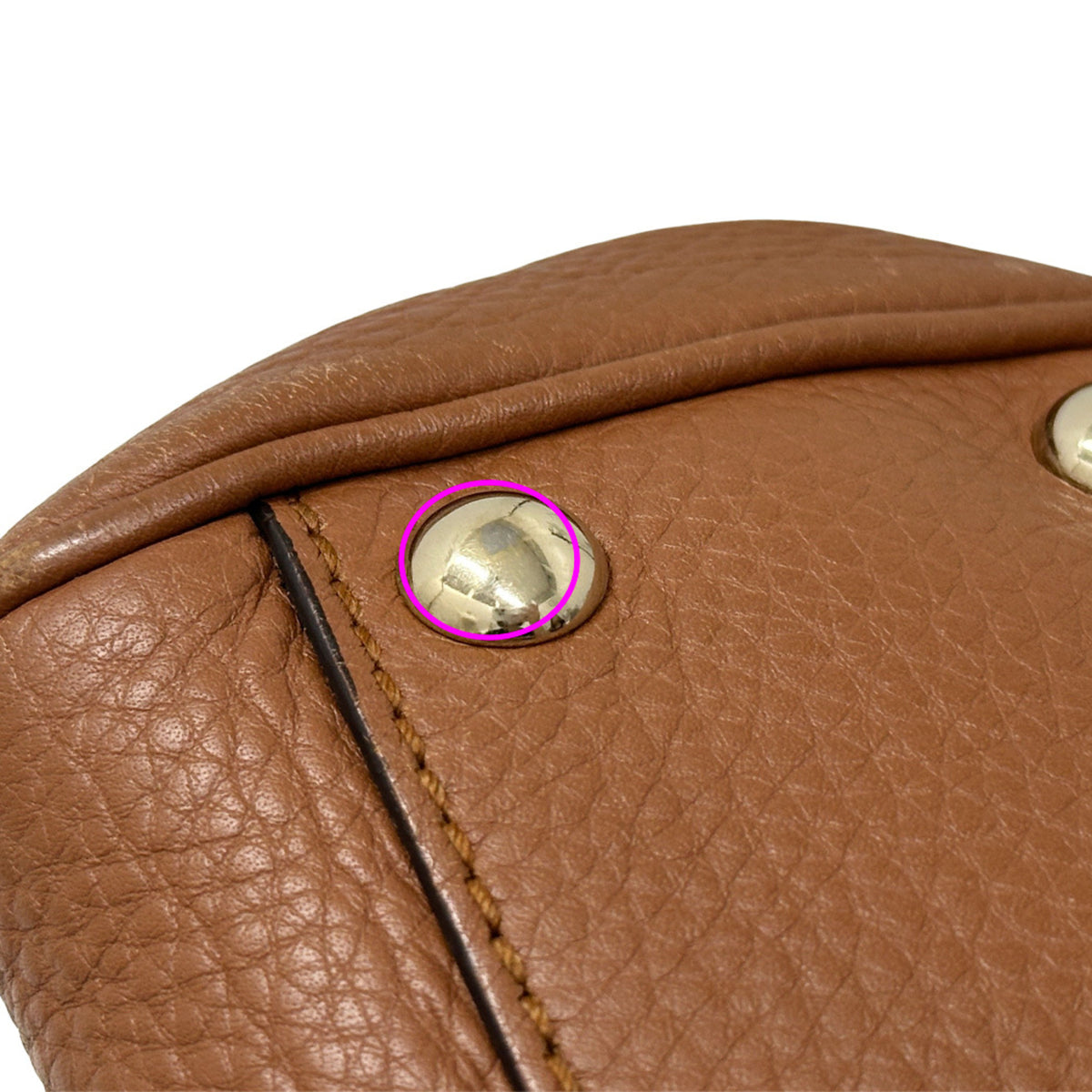 Gucci Brown Bamboo Handbag Shoulder Bag (Pre-Owned)