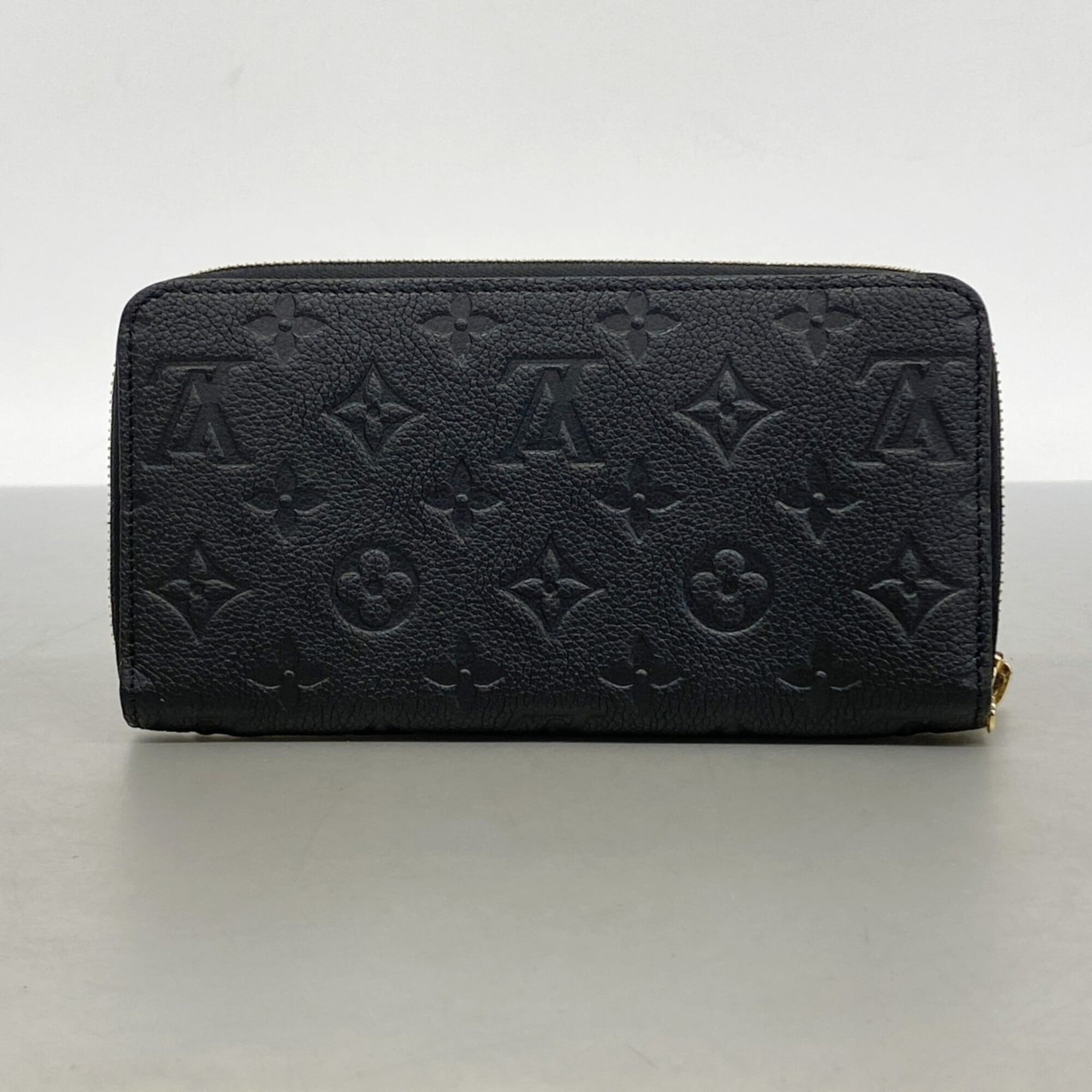 Louis Vuitton Noir Long Wallet (Bi-Fold) (Pre-Owned)