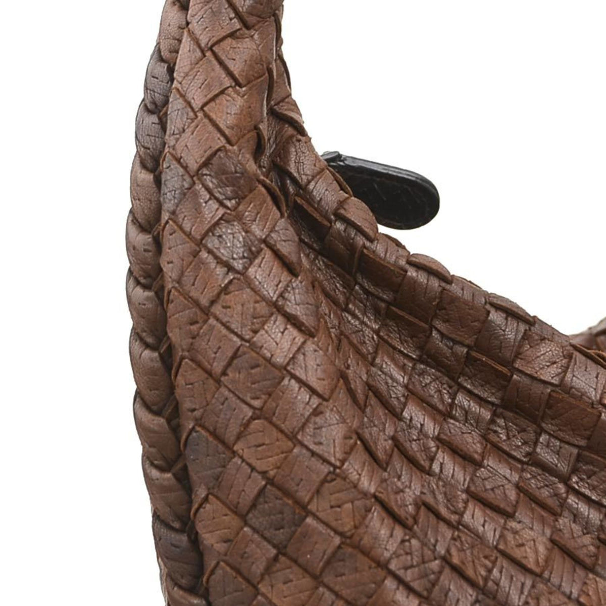 Bottega Veneta Brown Intrecciato Shoulder Bag (Pre-Owned)