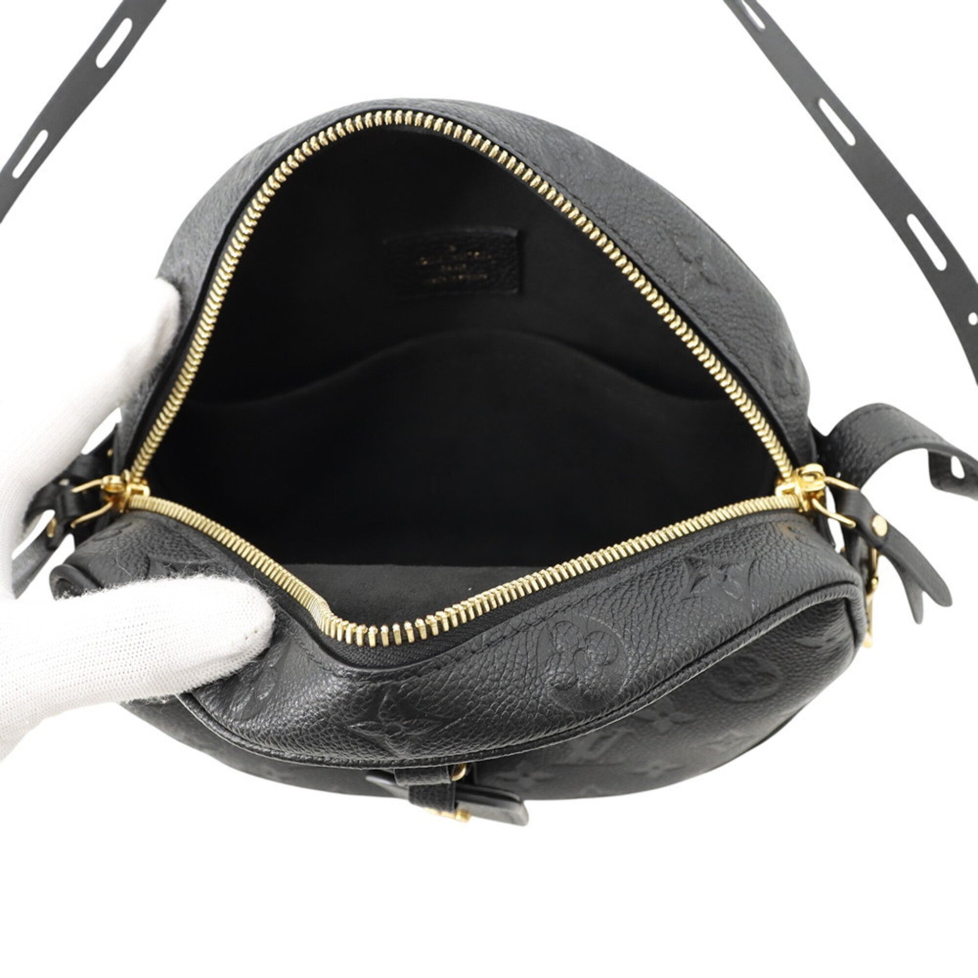 Louis Vuitton Monogram Empreinte Black Noir Monogram Empreinte Shoulder Bag (Pre-Owned)