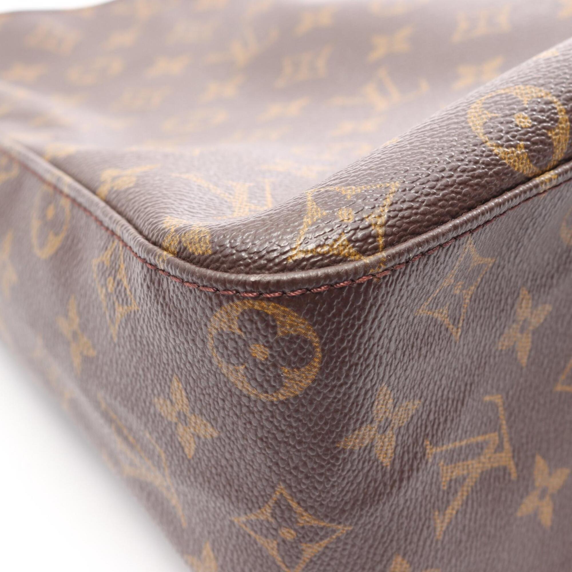 Louis Vuitton Brown Pvc Leather Handbag Shoulder Bag (Pre-Owned)