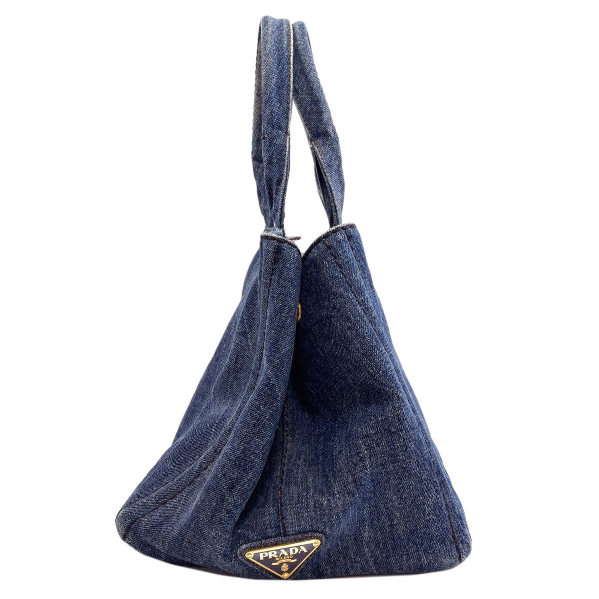 Prada Blue Denim Tote Bag (Pre-Owned)