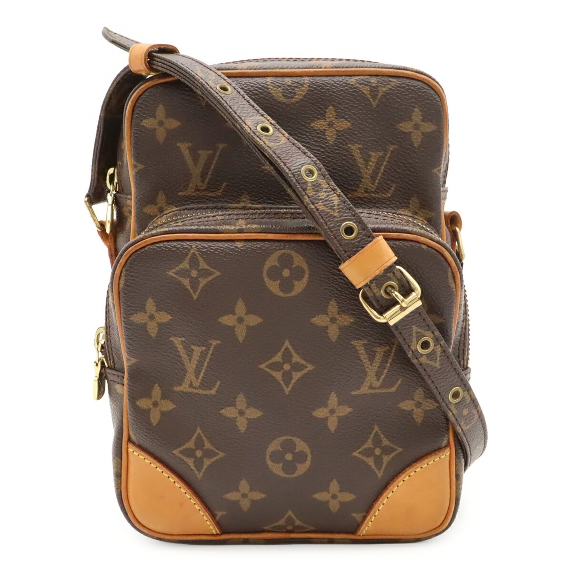 Louis Vuitton Brown Monogram Canvas Pochette Shoulder Bag (Pre-Owned)