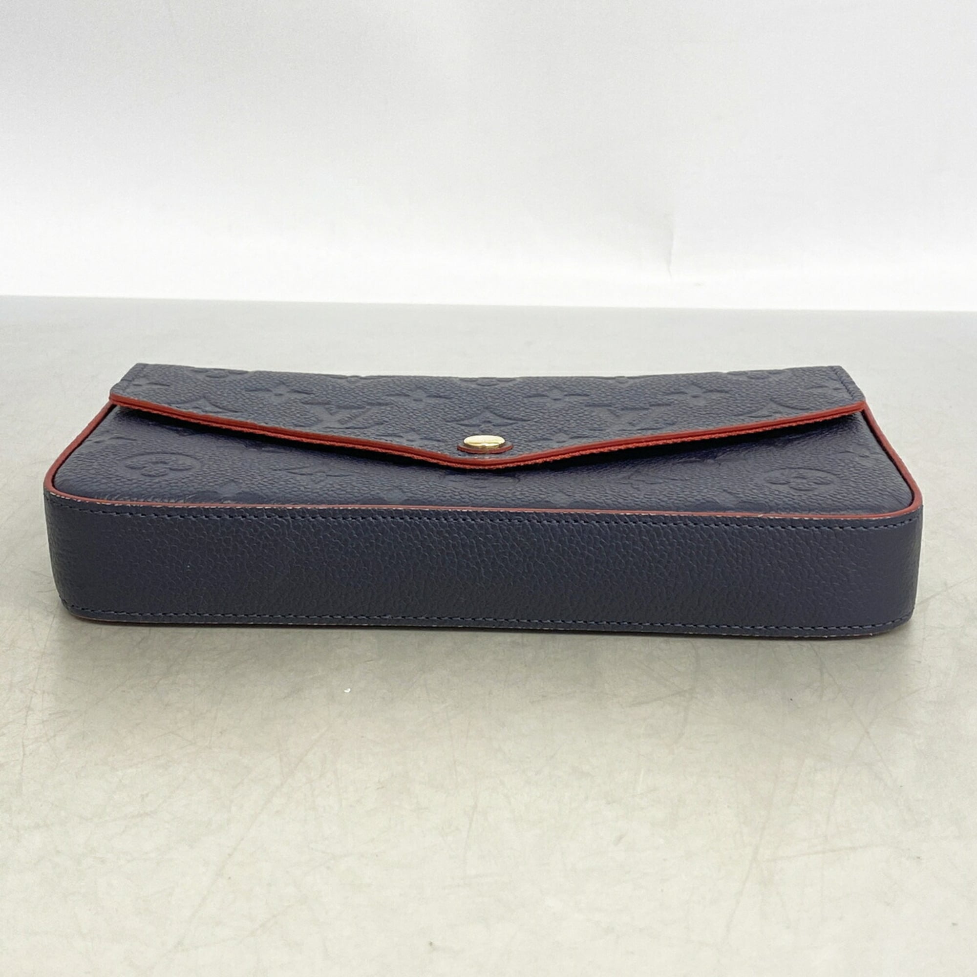 Louis Vuitton Marine Rouge Chain/Shoulder Wallet (Pre-Owned)