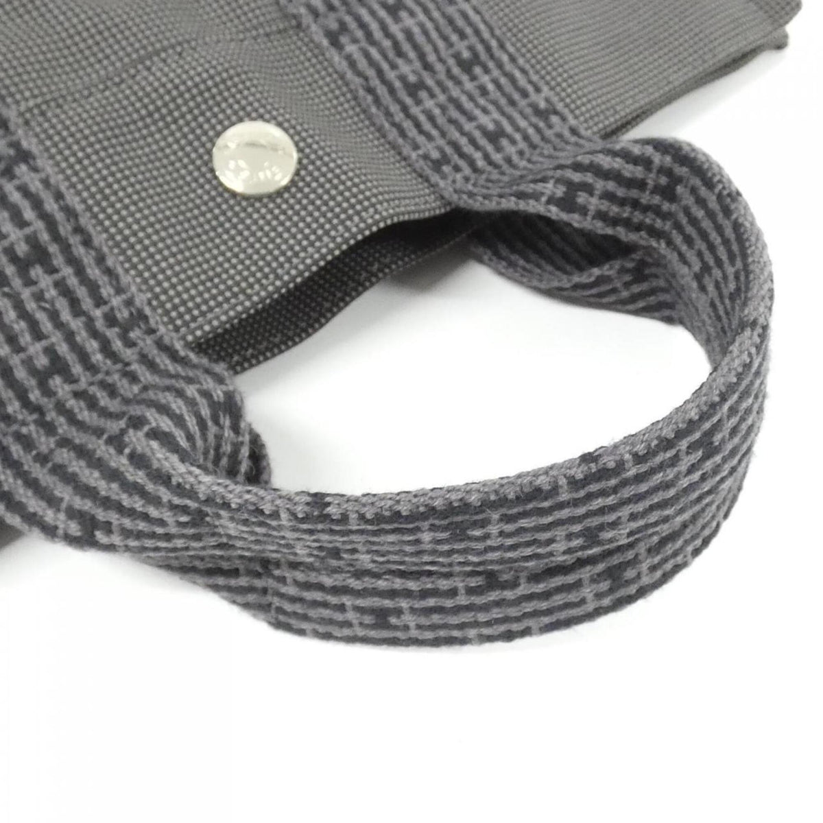 Hermes Black Canvas Handbag (Pre-Owned)