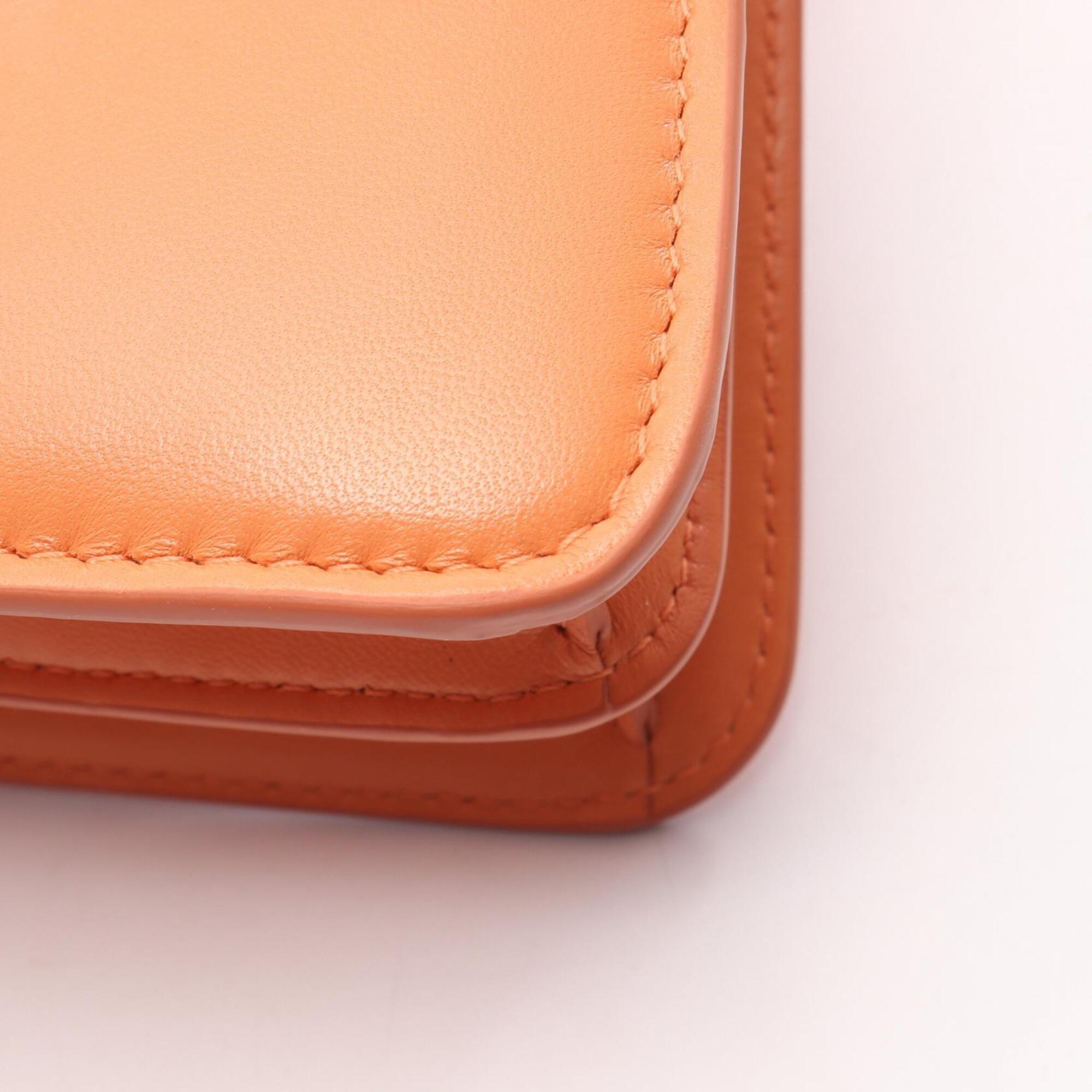 Bvlgari Orange Leather Handbag (Pre-Owned)