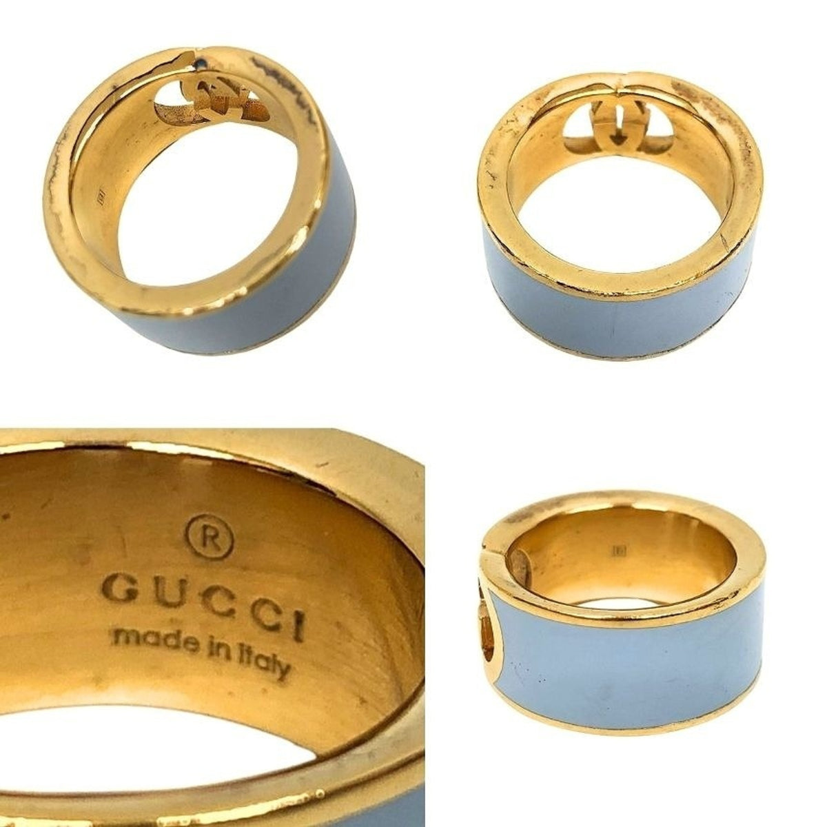 Gucci Yellow Gold Band Ring (Pre-Owned)