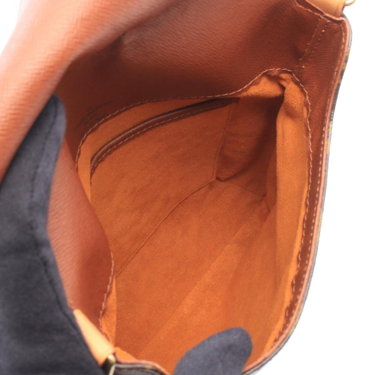 Louis Vuitton Brown Monogram Coated Canvas Leather Shoulder Bag (Pre-Owned)