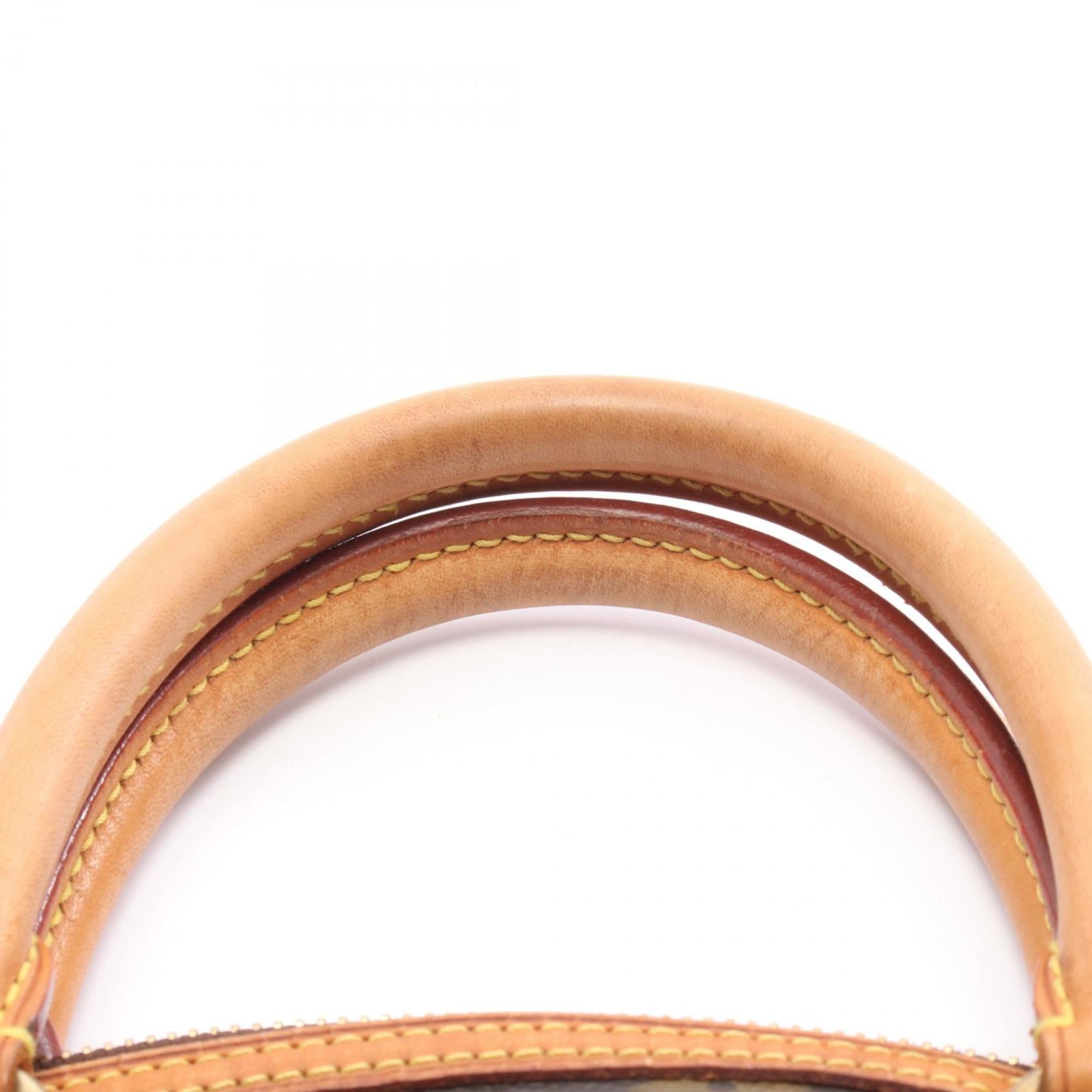 Louis Vuitton Brown Monogram Coated Canvas Leather Handbag (Pre-Owned)