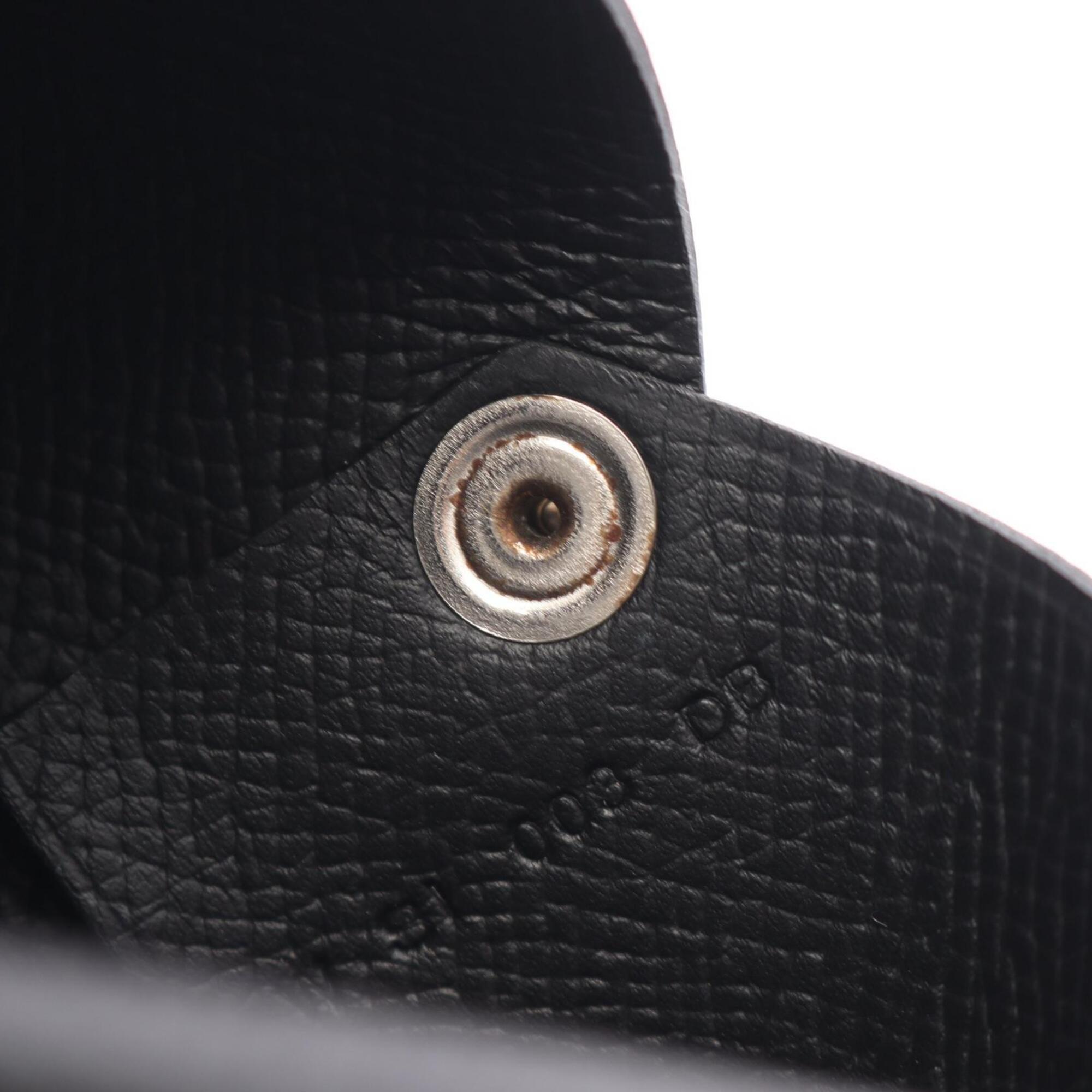 Hermes Black Epsom Leather Coin Purse/Coin Case (Pre-Owned)