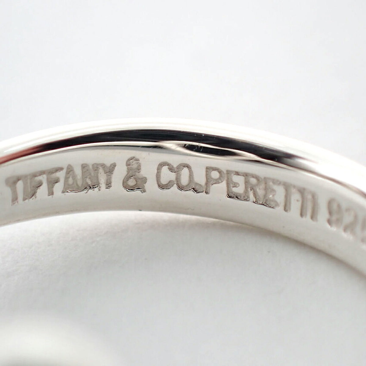 Tiffany Sterling Silver 925 Band Ring (Pre-Owned)
