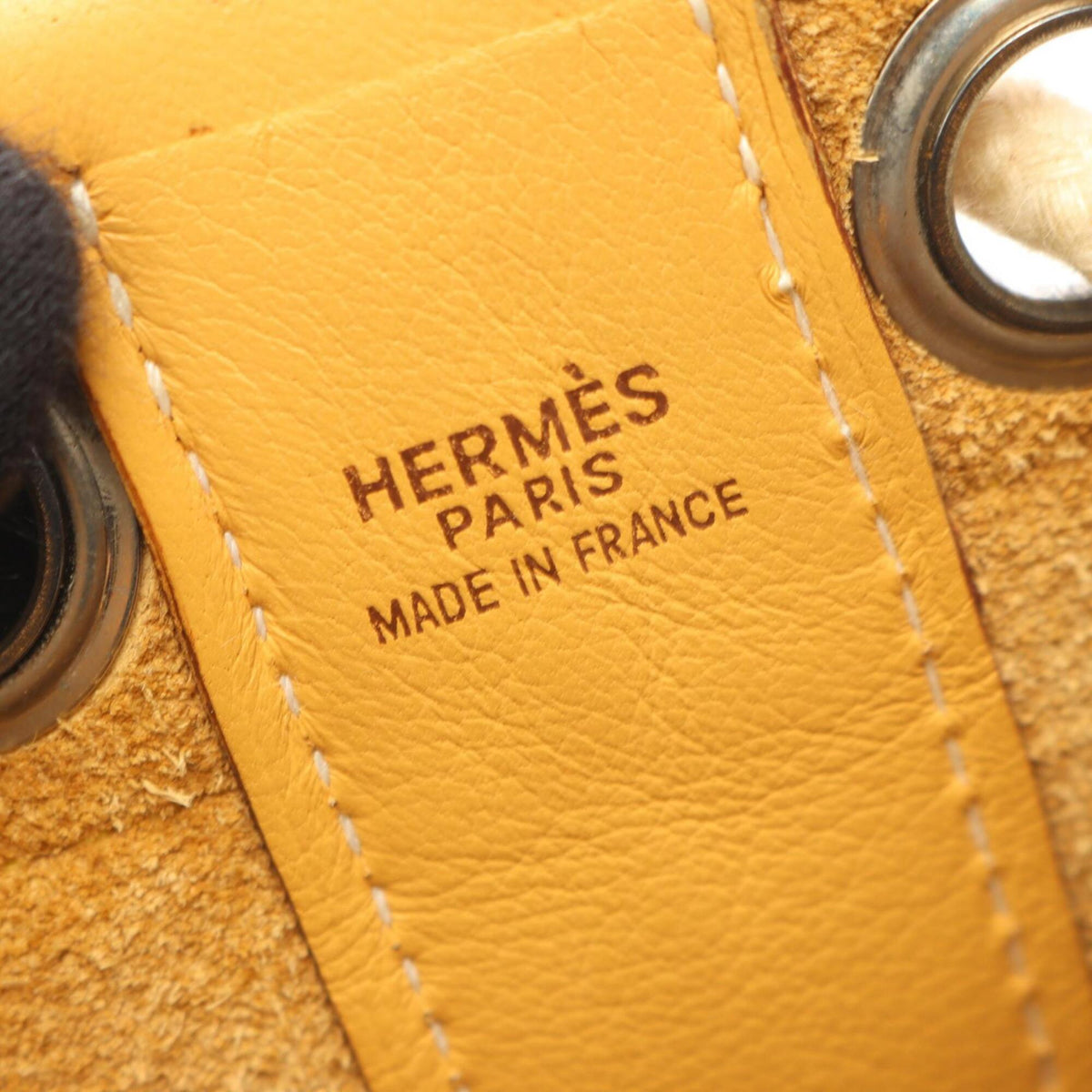 Hermes Beige Taurillon Clemence Leather Handbag Shoulder Bag (Pre-Owned)