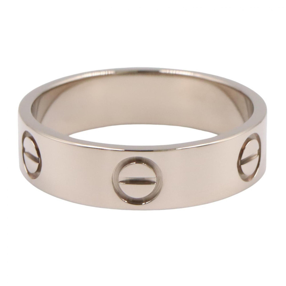 Cartier White Gold White Gold (18K) Band Ring (Pre-Owned)