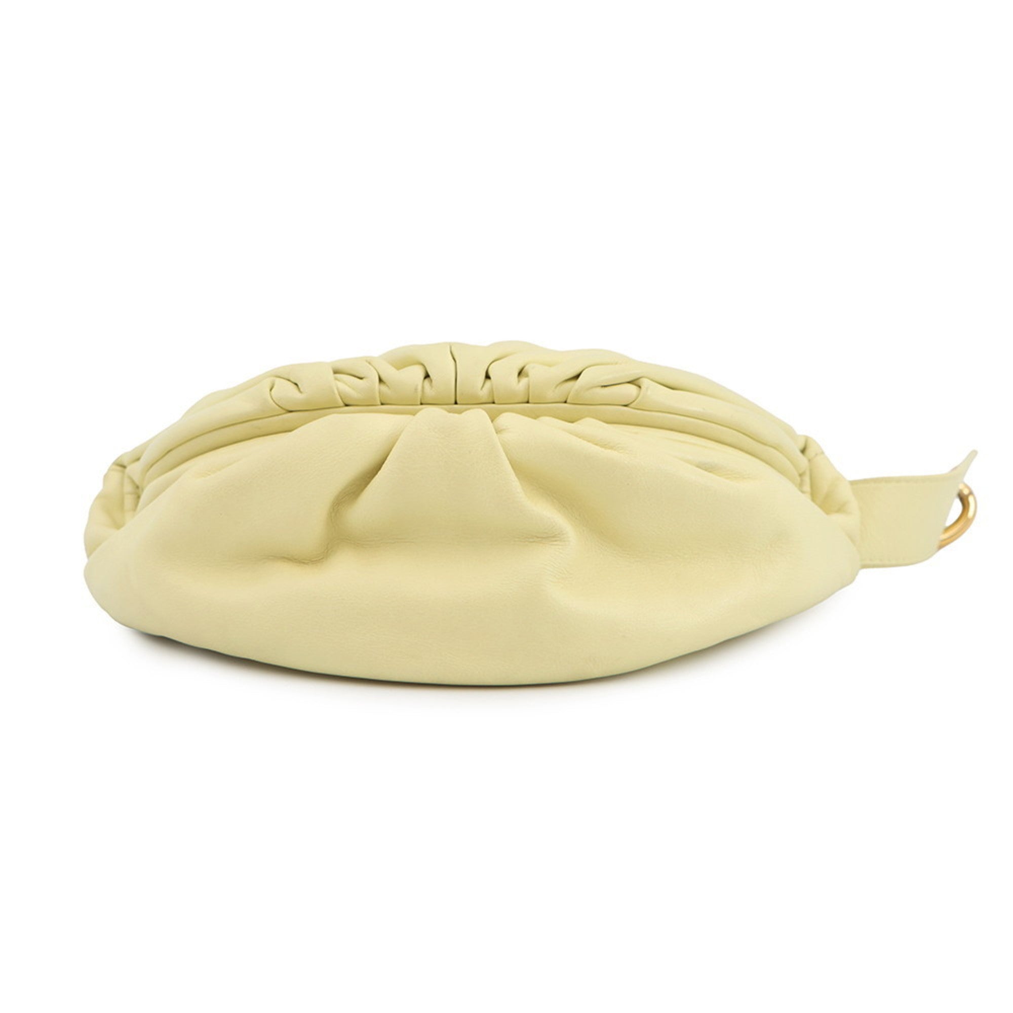 Bottega Veneta Yellow Leather Handbag Sling Bag (Pre-Owned)