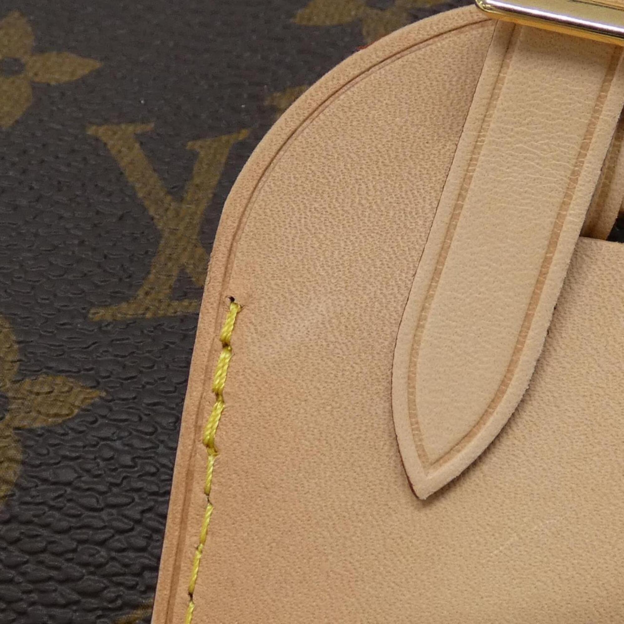 Louis Vuitton Marron Coated Canvas Boston Bag (Pre-Owned)