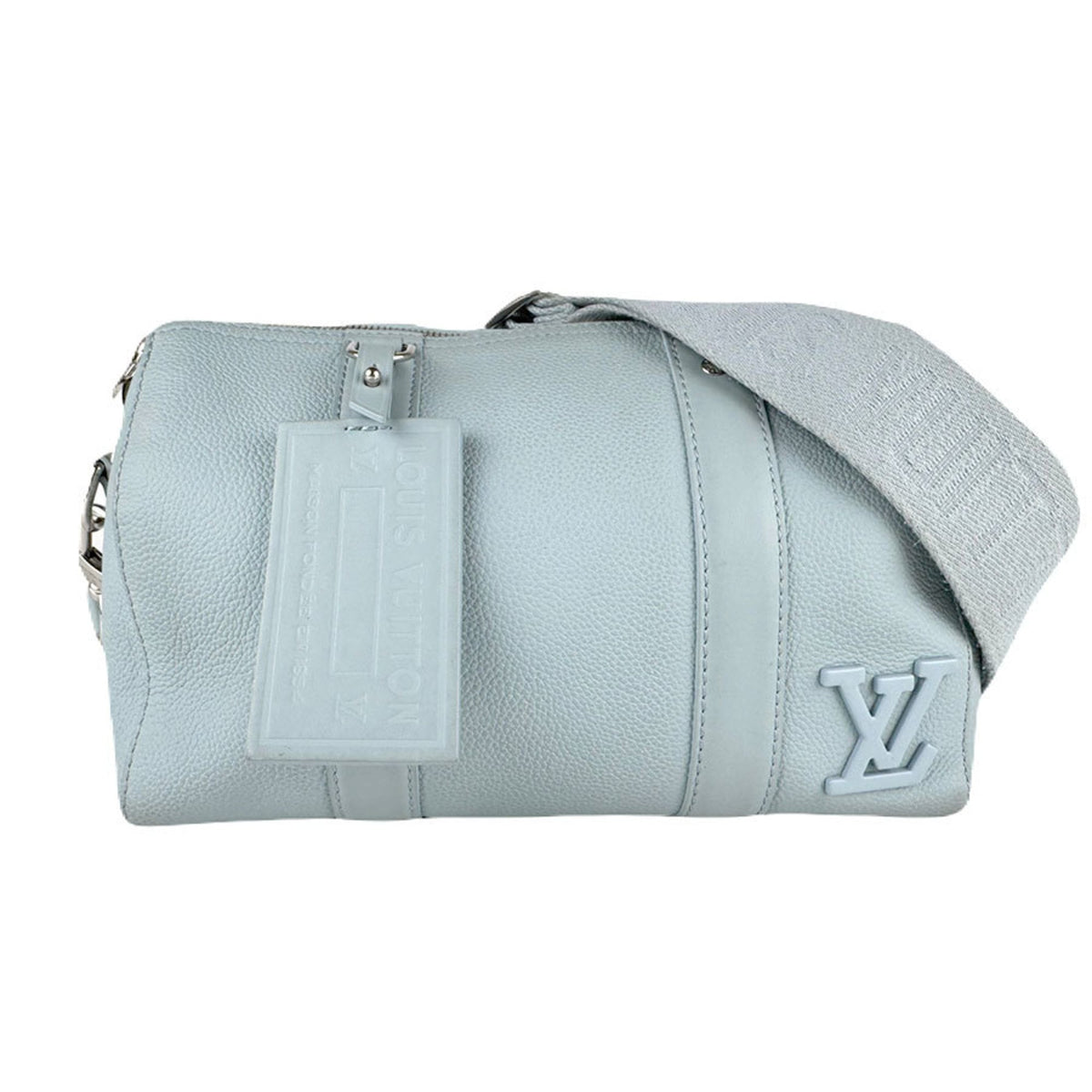 Louis Vuitton Light Blue Leather Shoulder Bag (Pre-Owned)