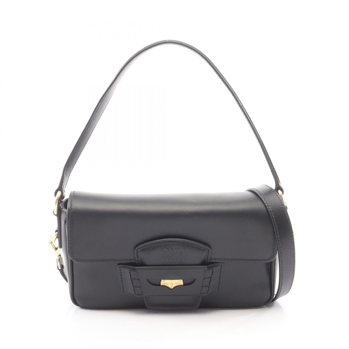 Miu Miu Black Leather Handbag (Pre-Owned)