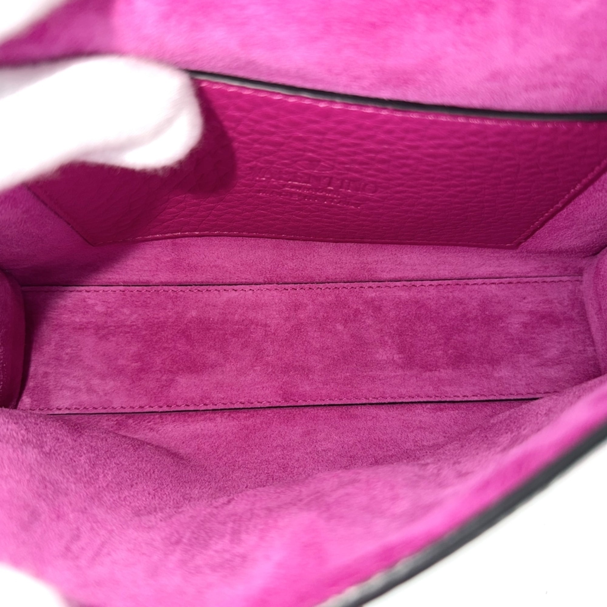 Valentino Garavani Pink Leather Shoulder Bag (Pre-Owned)