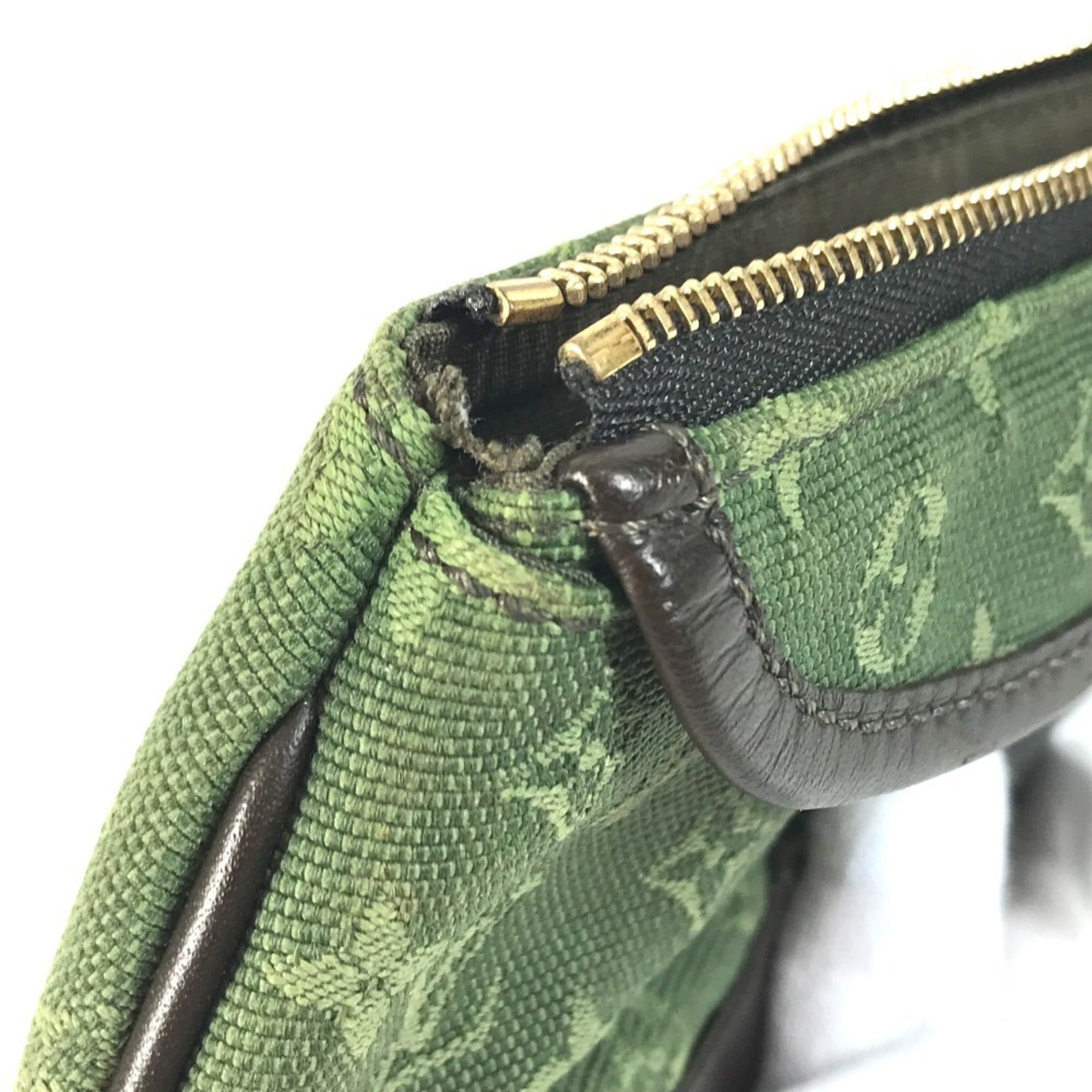 Louis Vuitton Khaki Monogram Monogram Mini Handbag Pouch (Pre-Owned)