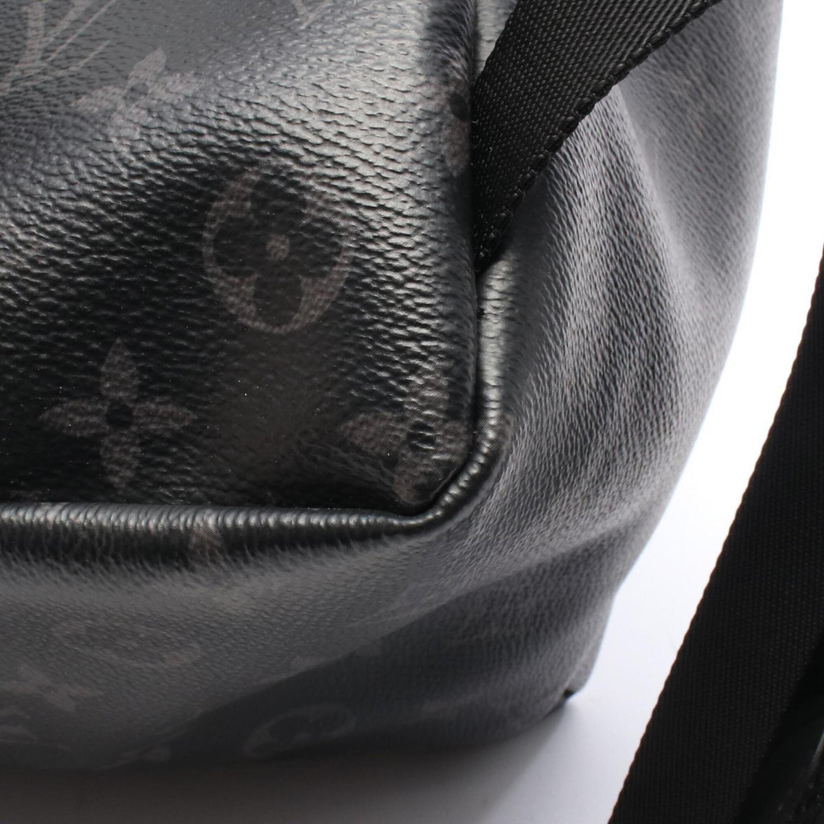 Louis Vuitton Black Monogram Eclipse Monogram Eclipse Leather Backpack (Pre-Owned)