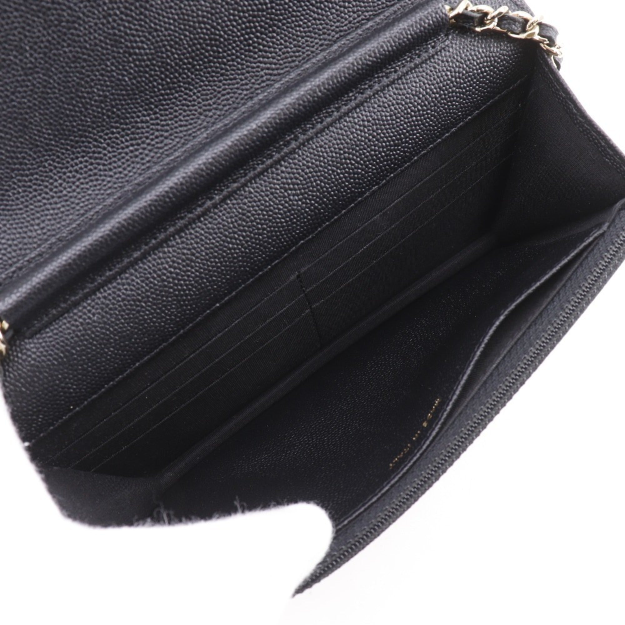Chanel Black Grained Calfskin Shoulder Bag (Pre-Owned)