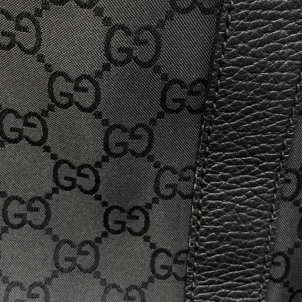 Gucci Black Nylon Tote Bag (Pre-Owned)