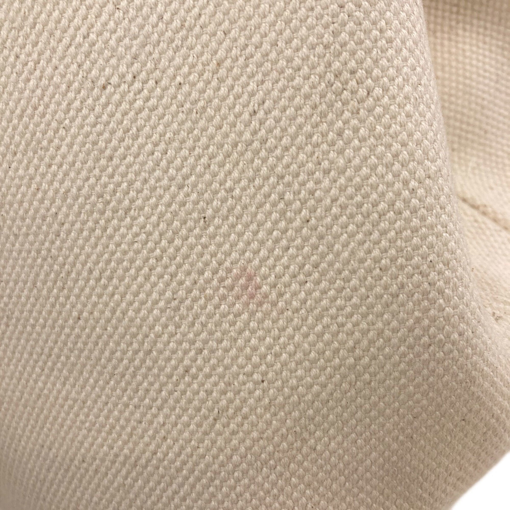 Celine Brown White Canvas Handbag (Pre-Owned)
