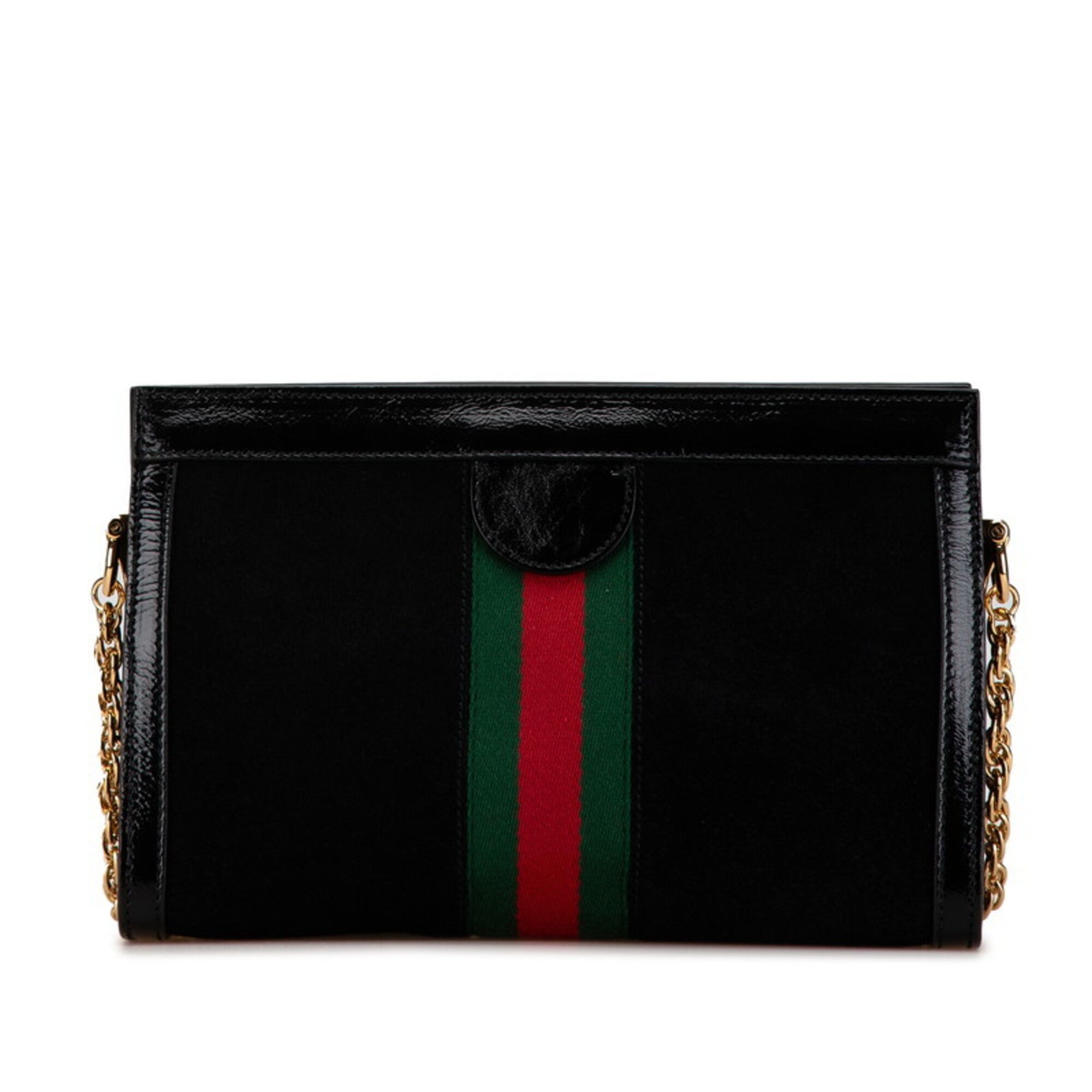 Gucci Black Suede Leather Shoulder Bag (Pre-Owned)
