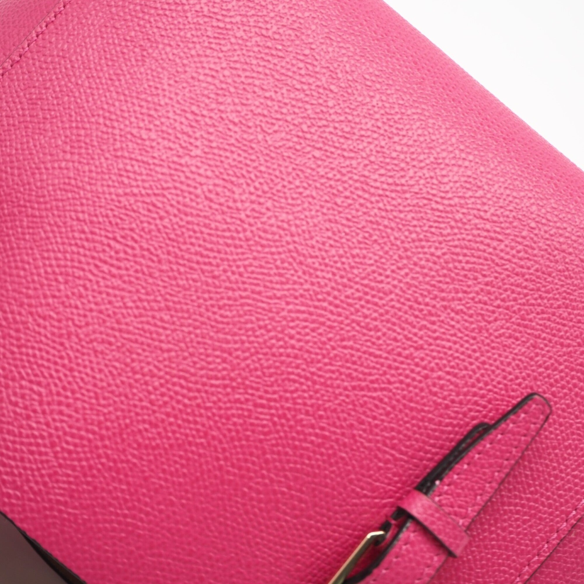 Valextra Pink Leather Handbag (Pre-Owned)