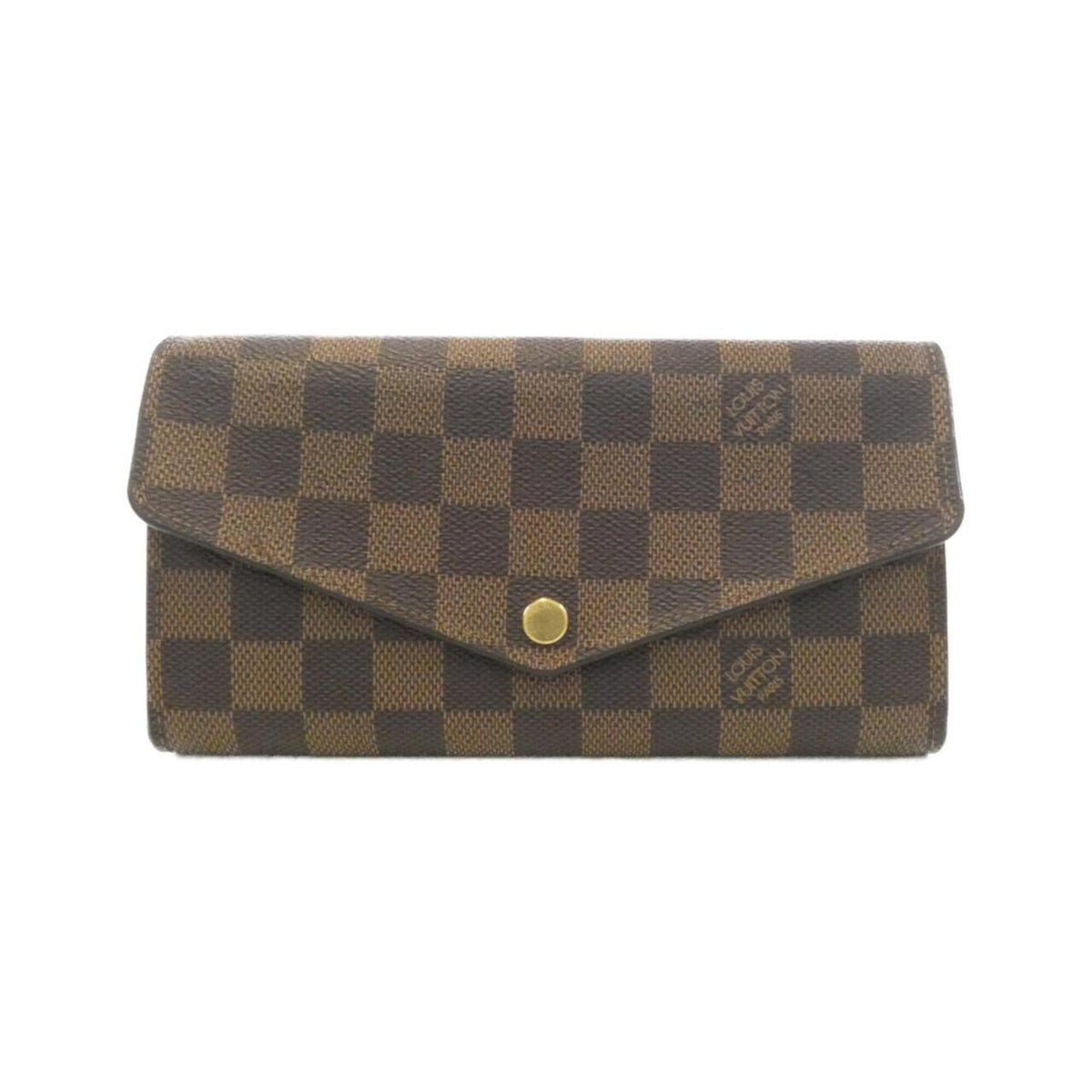 Louis Vuitton Ebene Coated Canvas Long Wallet (Bi-Fold) (Pre-Owned)