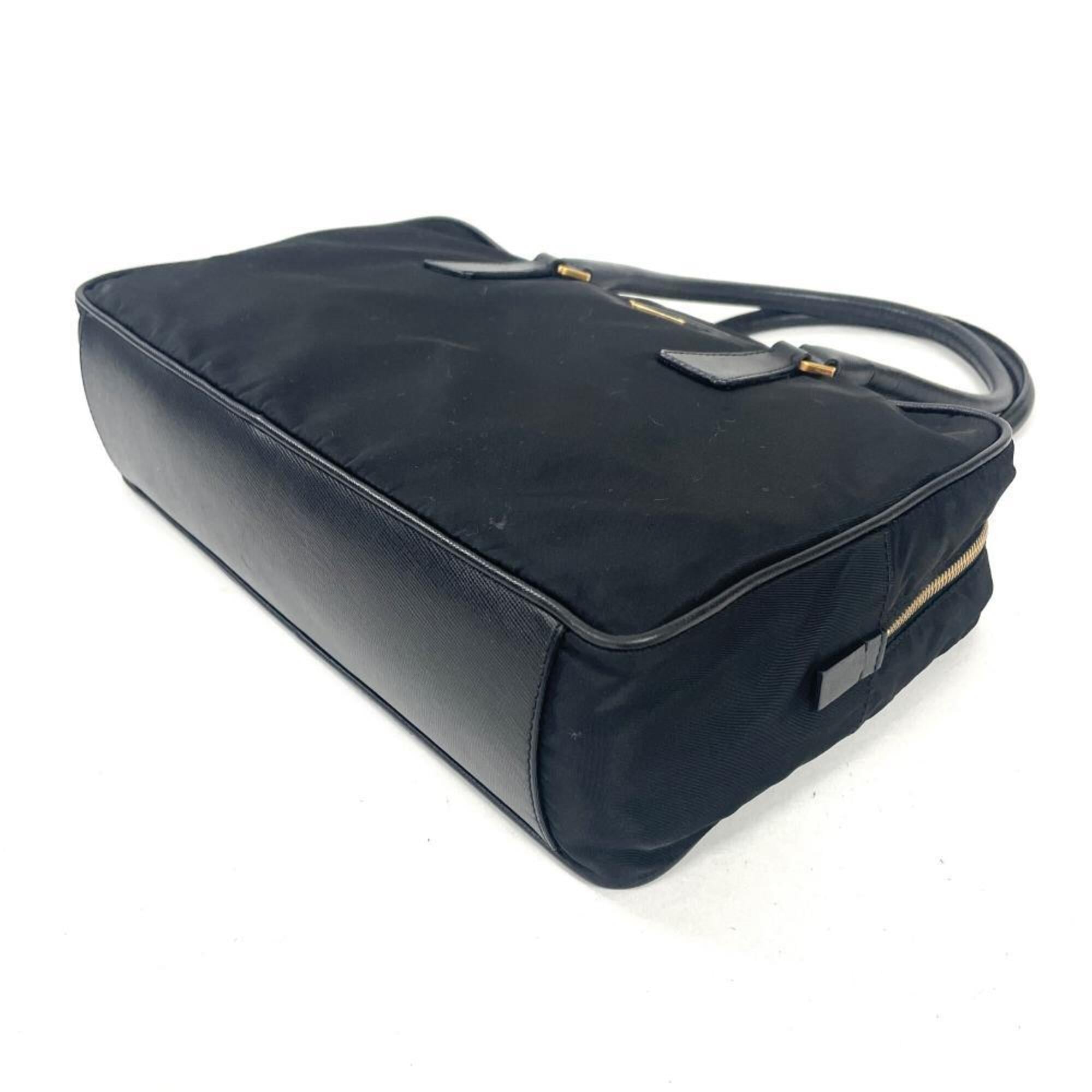 Prada Black Nylon Tote Bag (Pre-Owned)