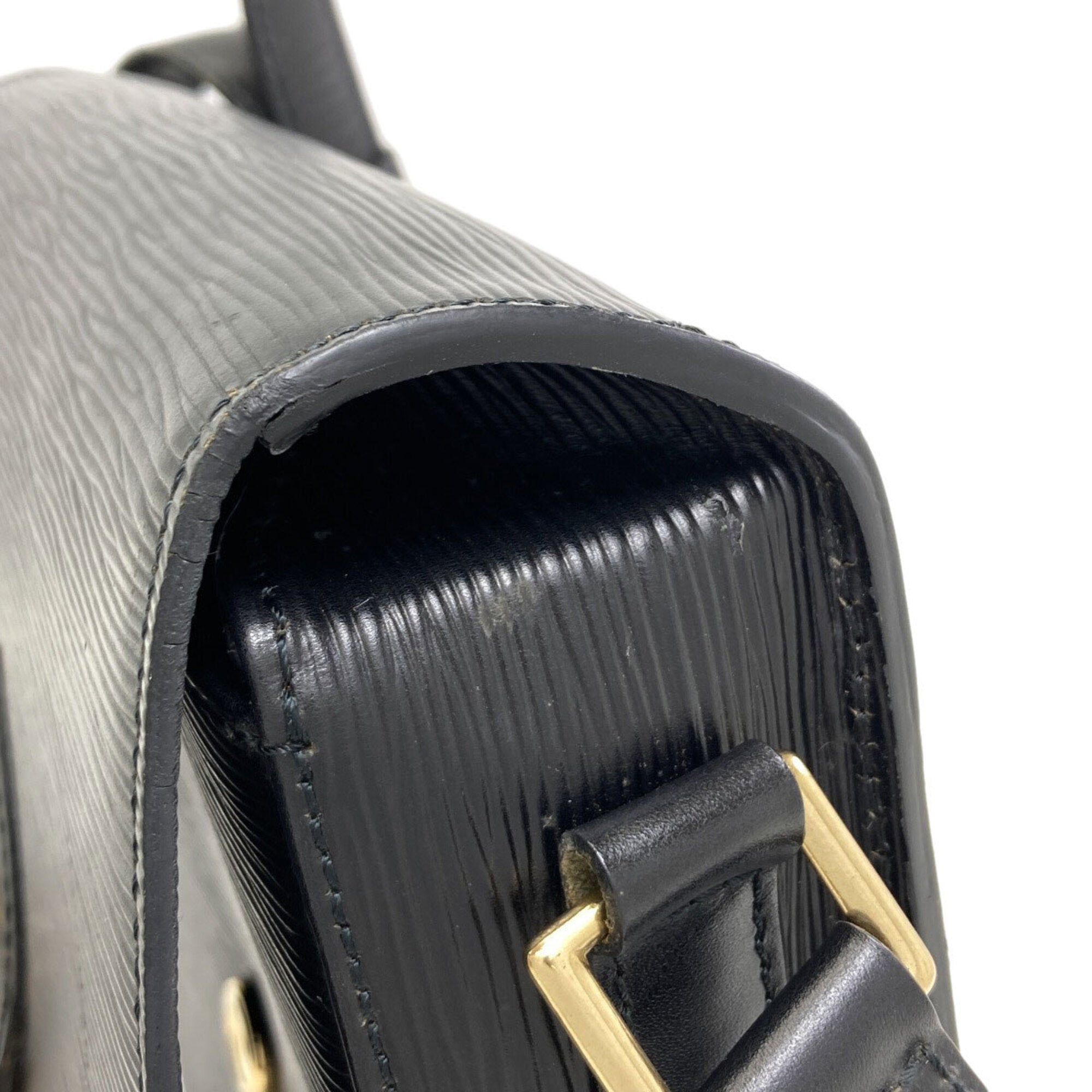 Louis Vuitton Epi Black Epi Leather Shoulder Bag (Pre-Owned)